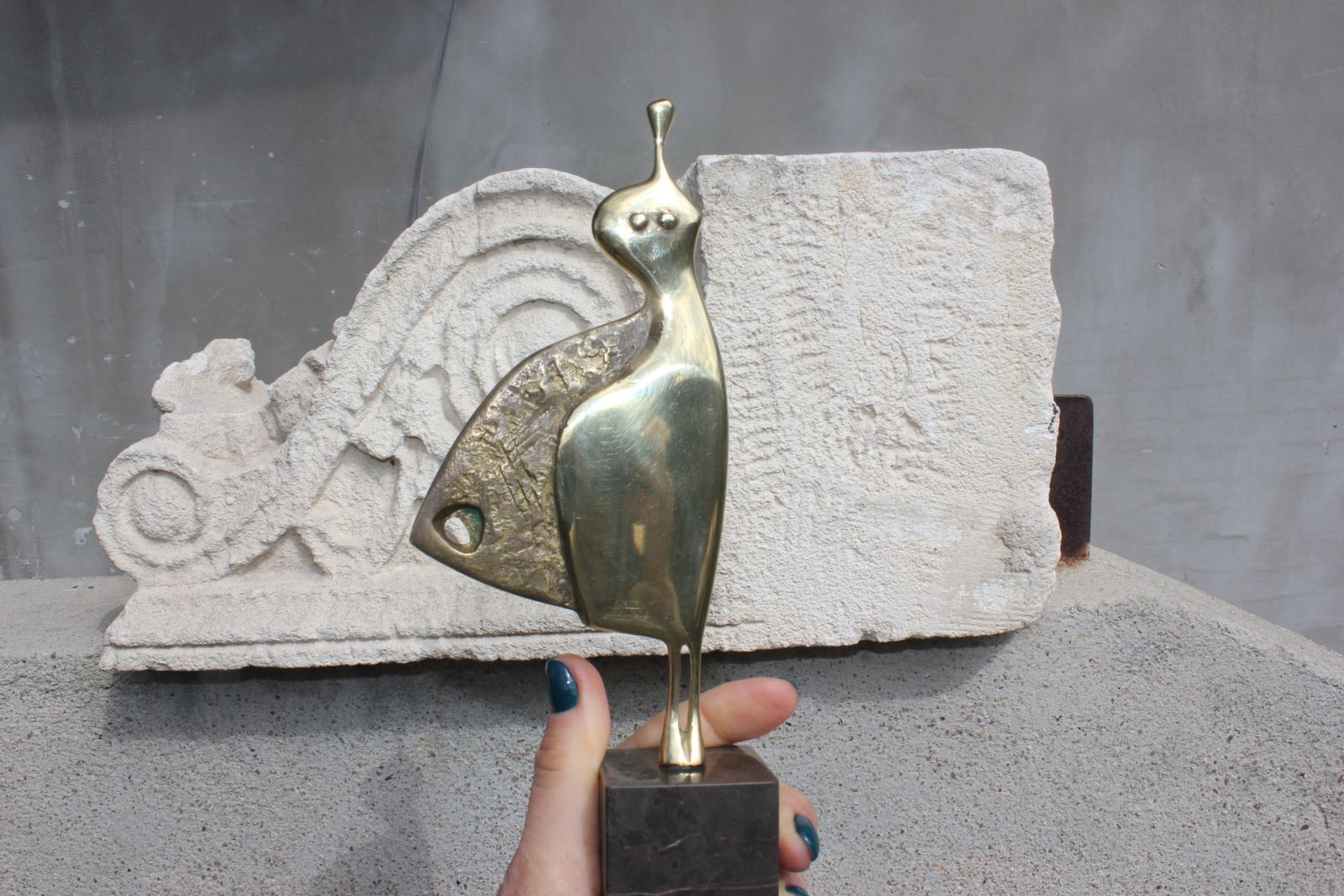 photo furniture Bronze Abstract Statue Dancing Woman Figurine Original Sculpture Wedding Couple Gift 50s Anniversary Gift 40s Birthday Gift