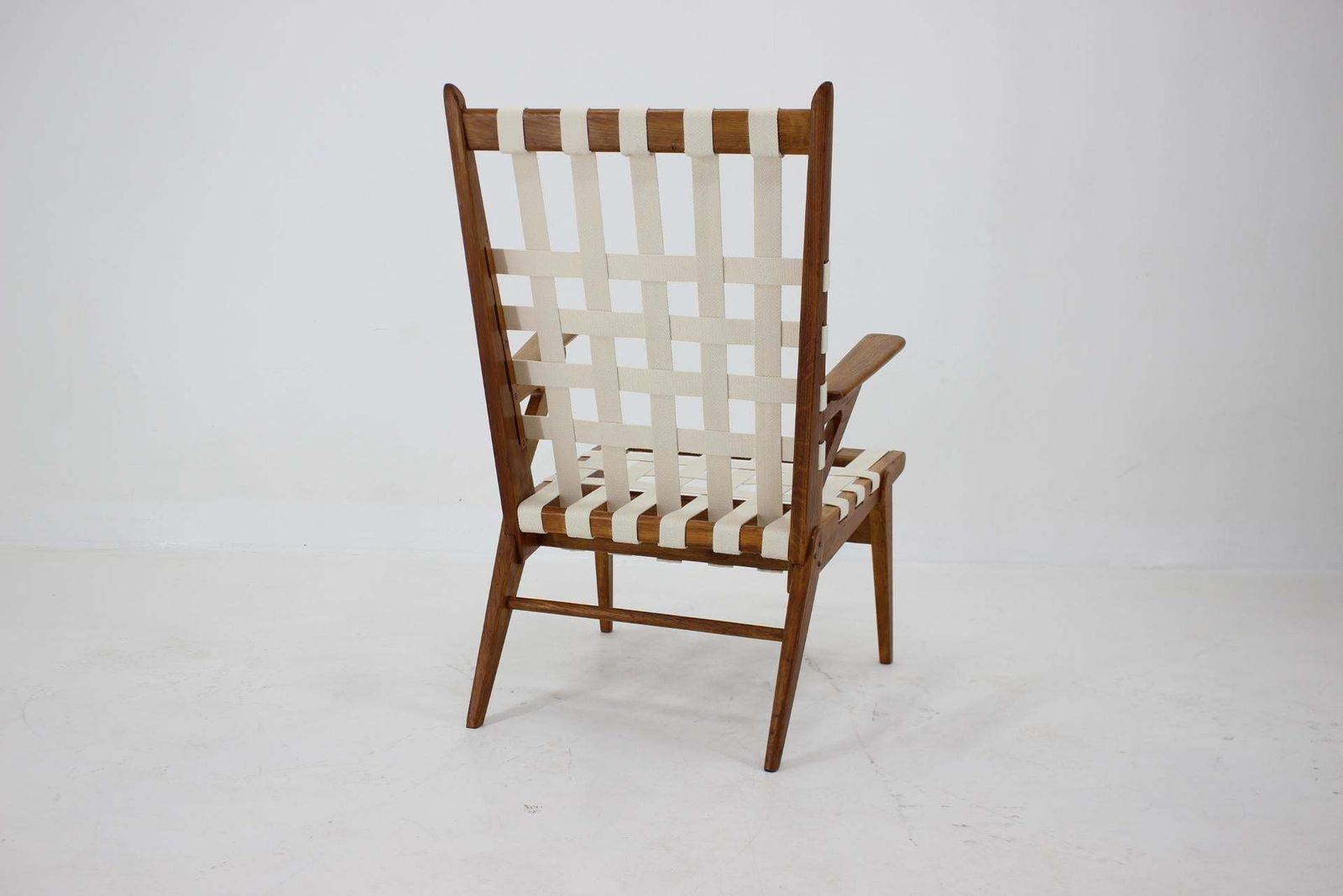 1960s Oak Armchair By Krásna Jizba Czechoslovakia photo 877.0