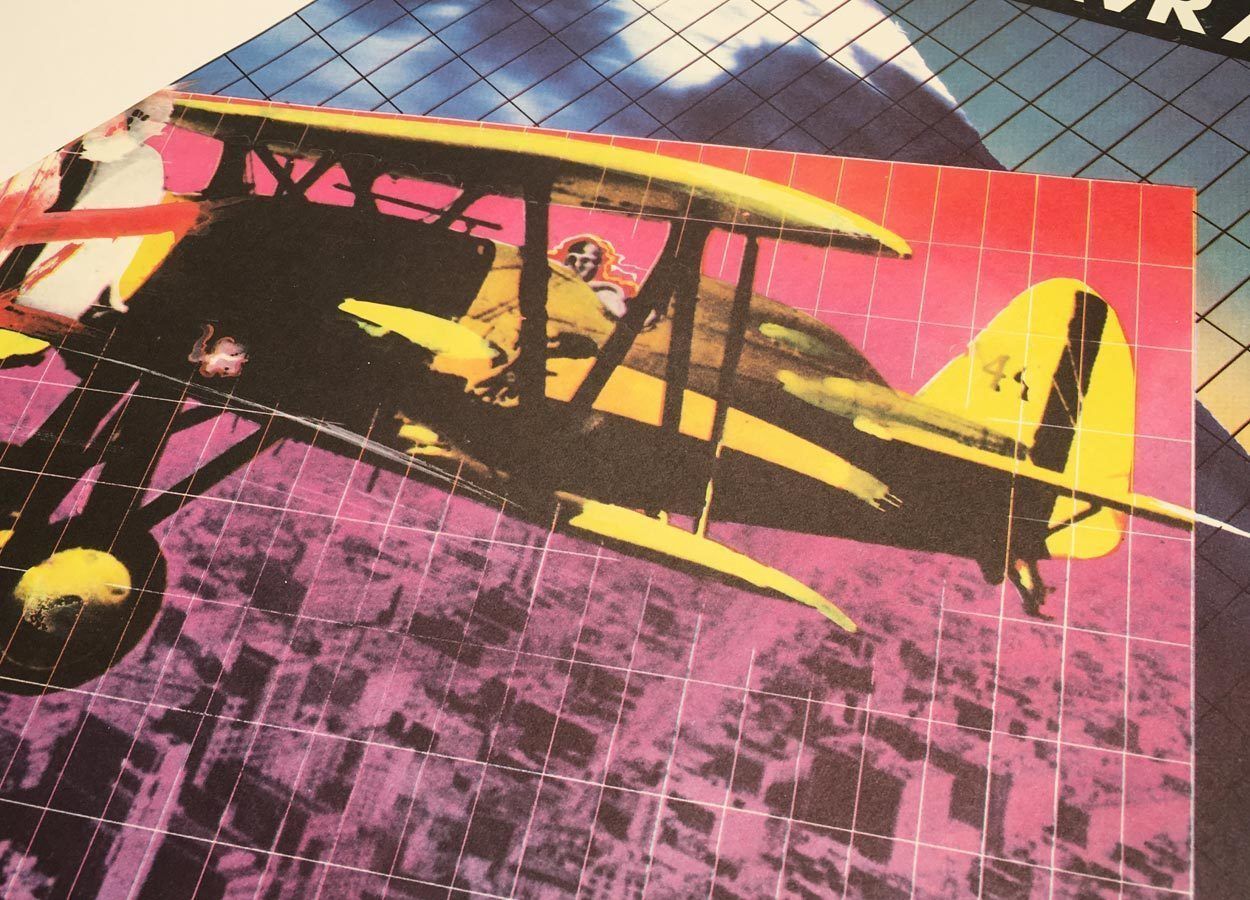 Original Film Poster, The Aviator, Zdeněk Ziegler, 1987, Genuine Czech Vintage Print photo Art