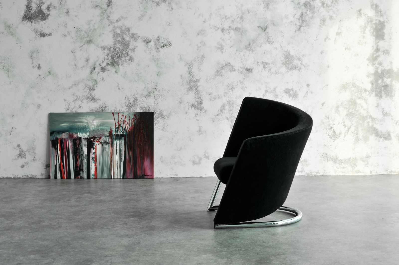 Armchair Spiral, 1980s, Vintage photo Furniture