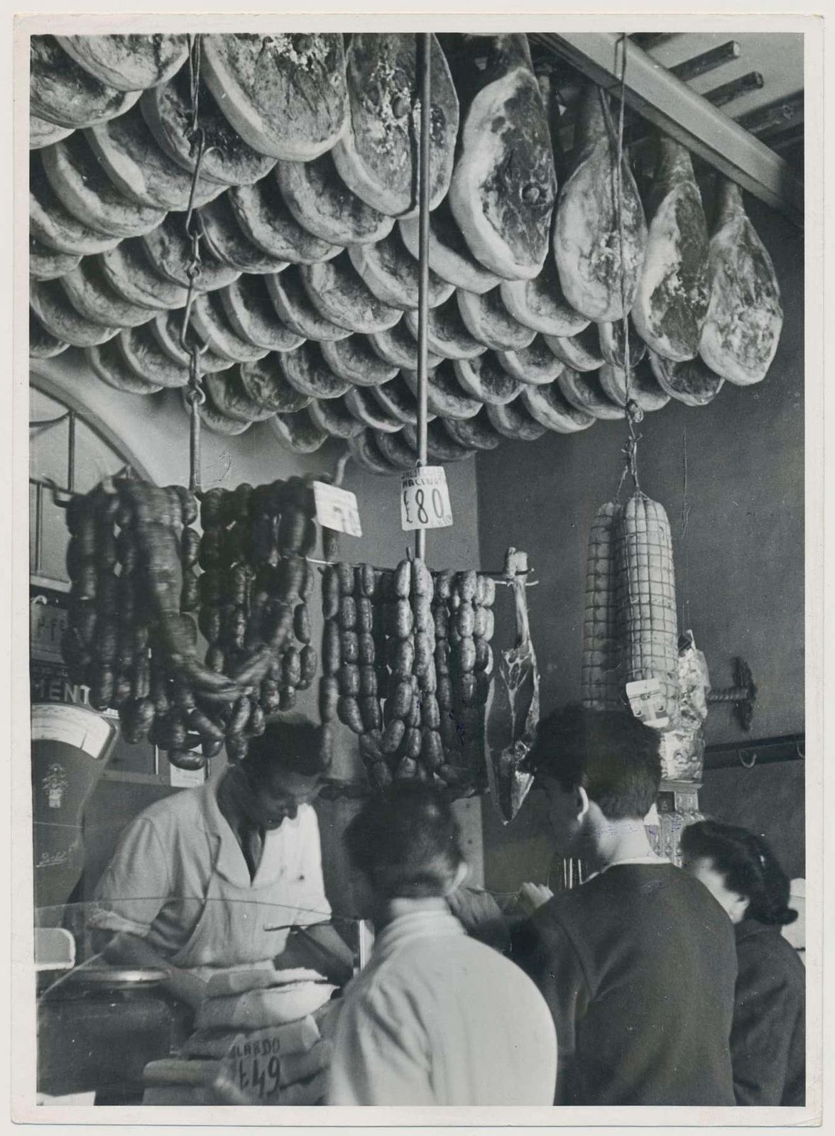 Erich Andres Rome, Shop, Street Photography, Silver Gelatine Print, Italy 1950s
