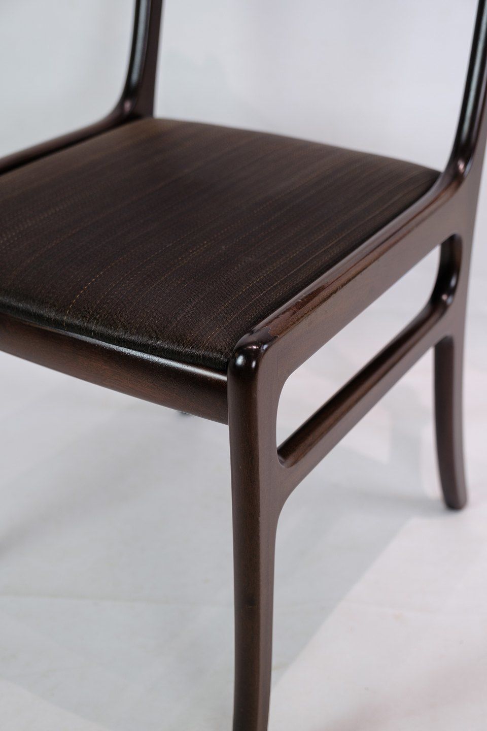 Set Of Two Mahogany Rungstedlund Chairs By Ole Wancher For Poul Jeppesen's Furniture Factory photo 820.0