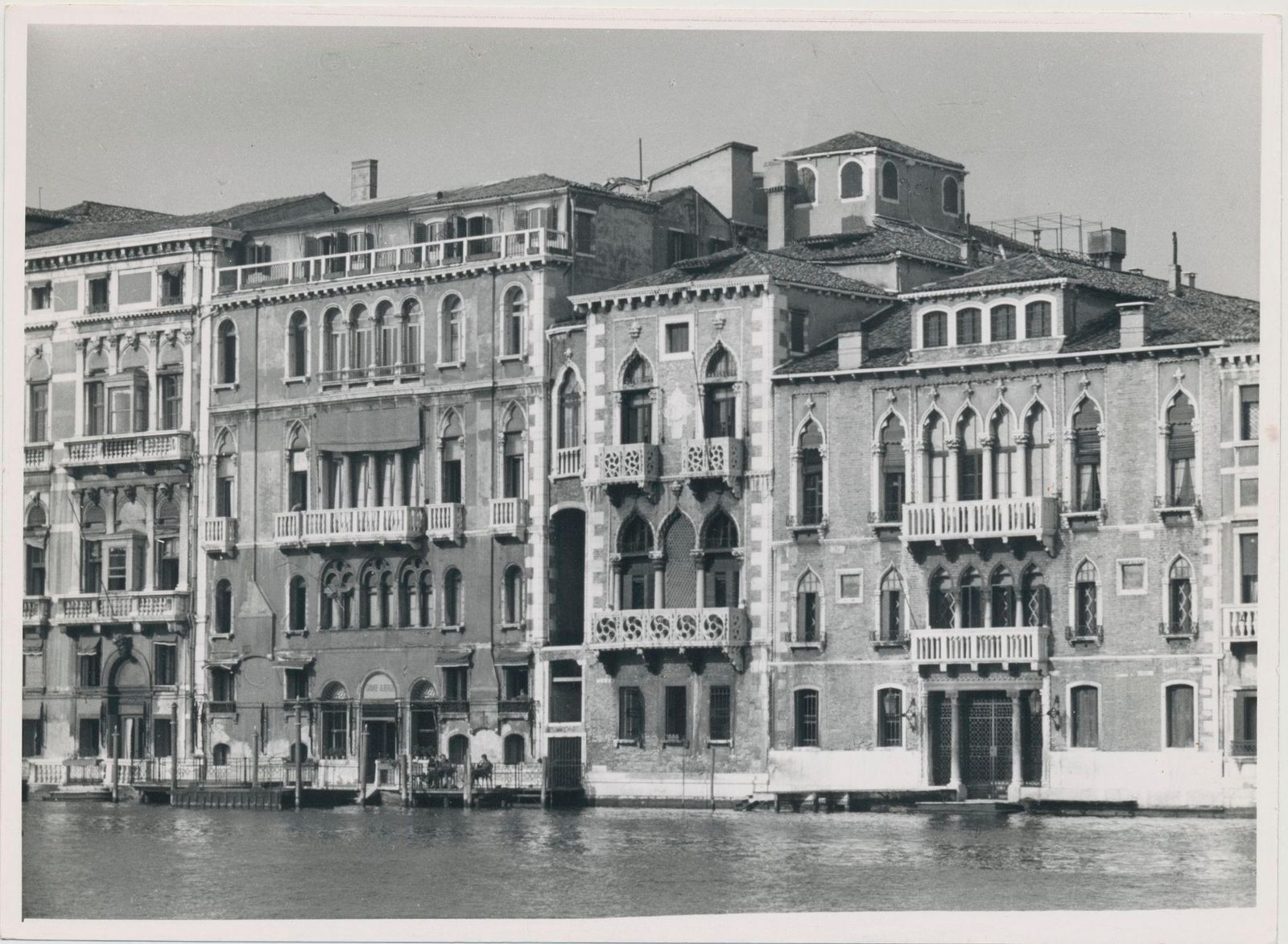 Erich Andres Waterfront, Street Photography, Black And White, Italy 1950s, 13 X 17,9 Cm