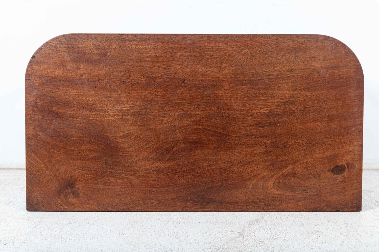 Pair Of Georgian Mahogany D End Tables photo vintage