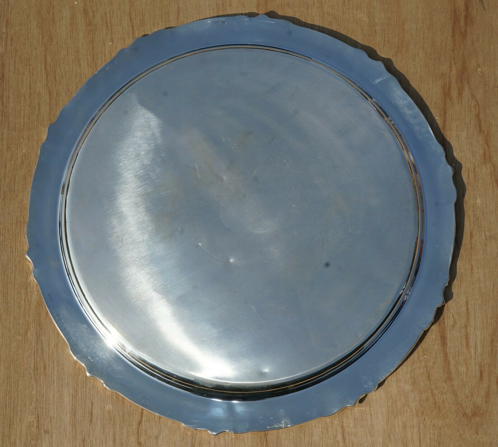 photo furniture 1 Of 29 Sterling Silver Plated 1918 Armorial Crest Coat Of Arms Serving Trays