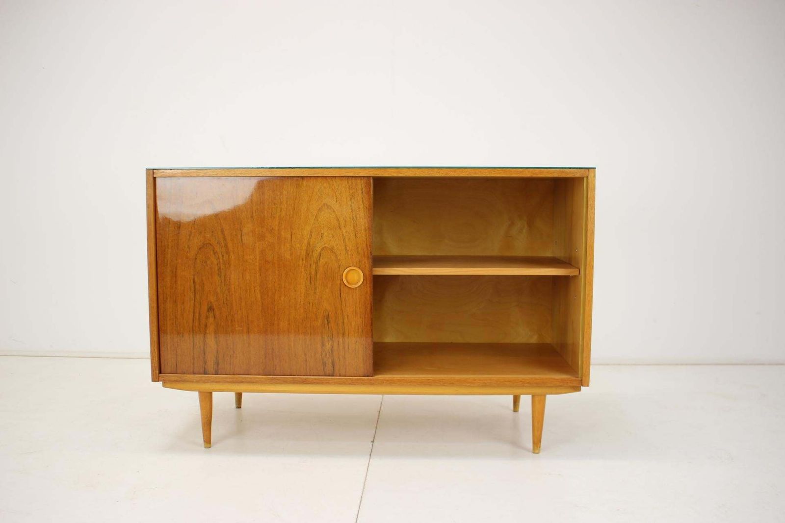 Mid Century Upcycled Cabinet On High Gloss, 1960's photo for sale