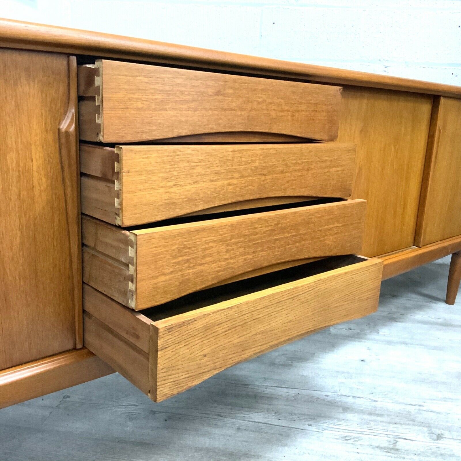 A Danish Midcentury Gunni Omann Model 13 Teak Sideboard For Axel Christiansen photo buy