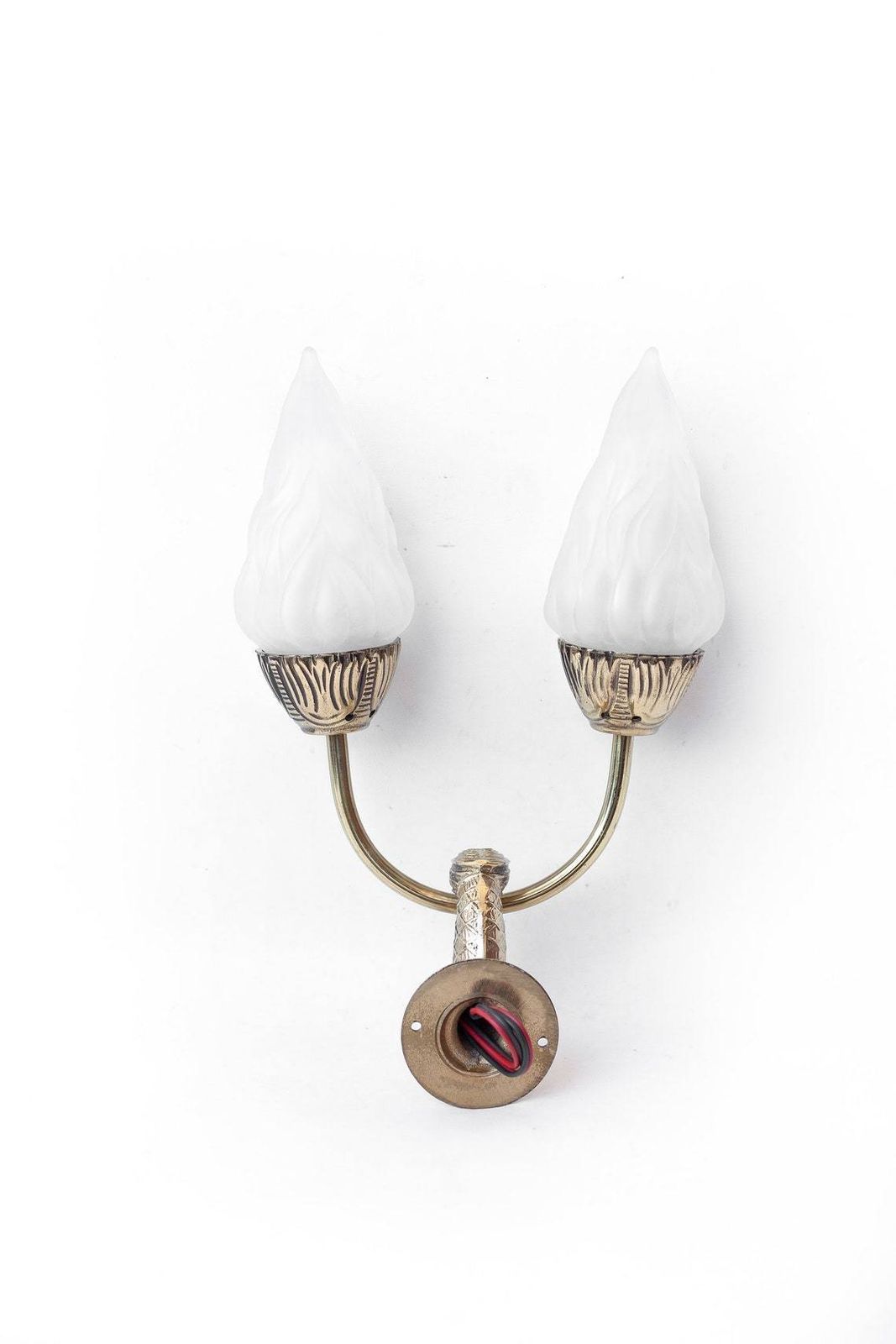 Vintage Wall Lamp, Brass Wall Lamp, Brass Duck, Flame Globe, Antique, Lighting, Bathroom Accessories, Interior Decoration, Sconce photo Lighting