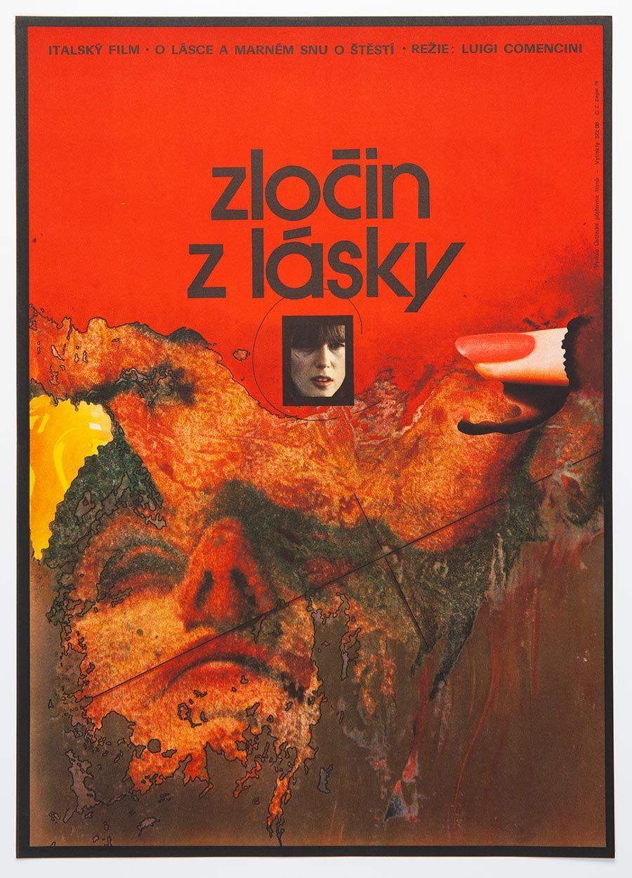 Movie Poster, Somewhere Beyond Love, Zdeněk Ziegler, 1976