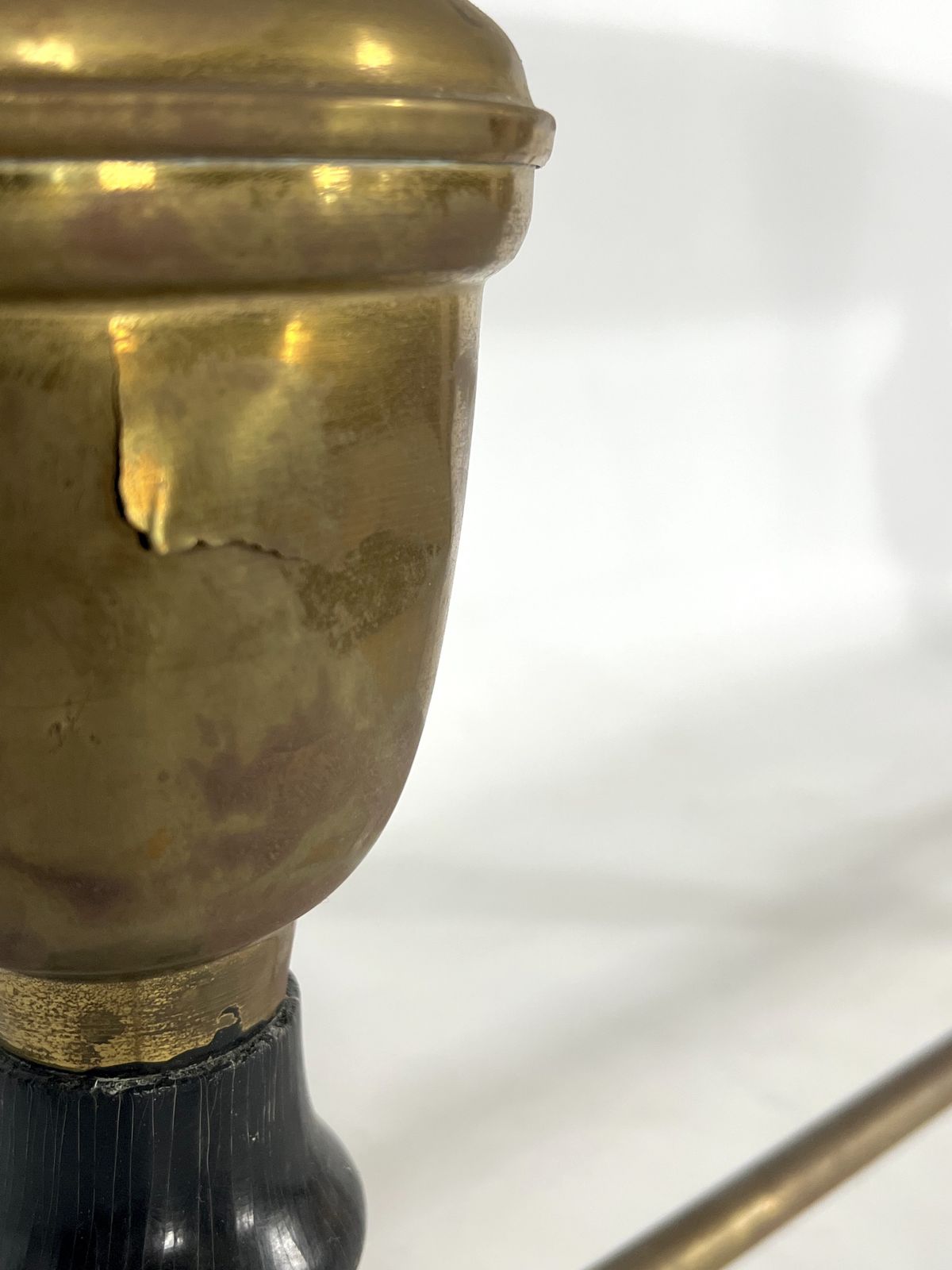 Vintage Brass And Marble Coffee Table. Italy 1950s photo for sale