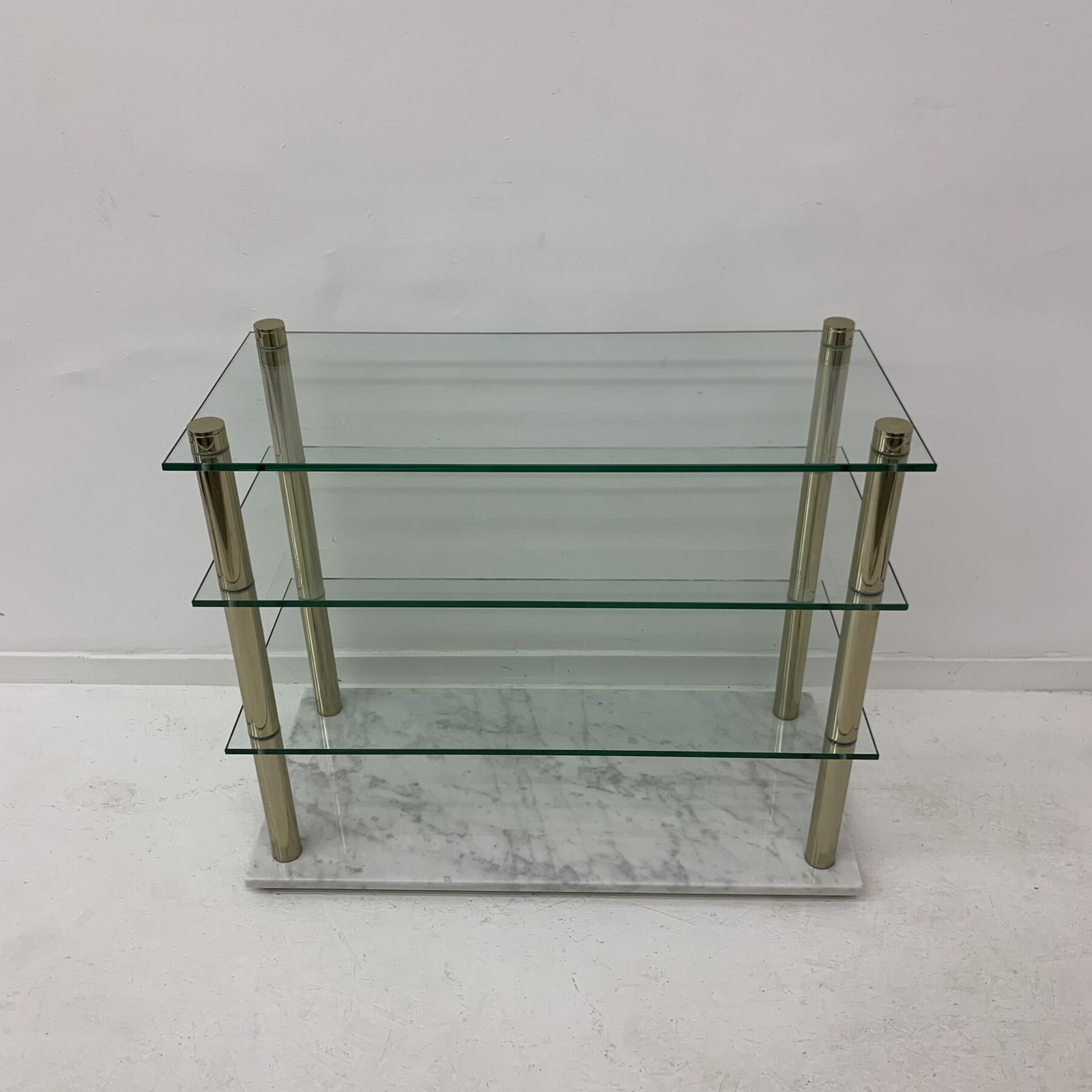 Hollywood Regency Marble Ans Glass Cabinet , 1970’s photo furniture