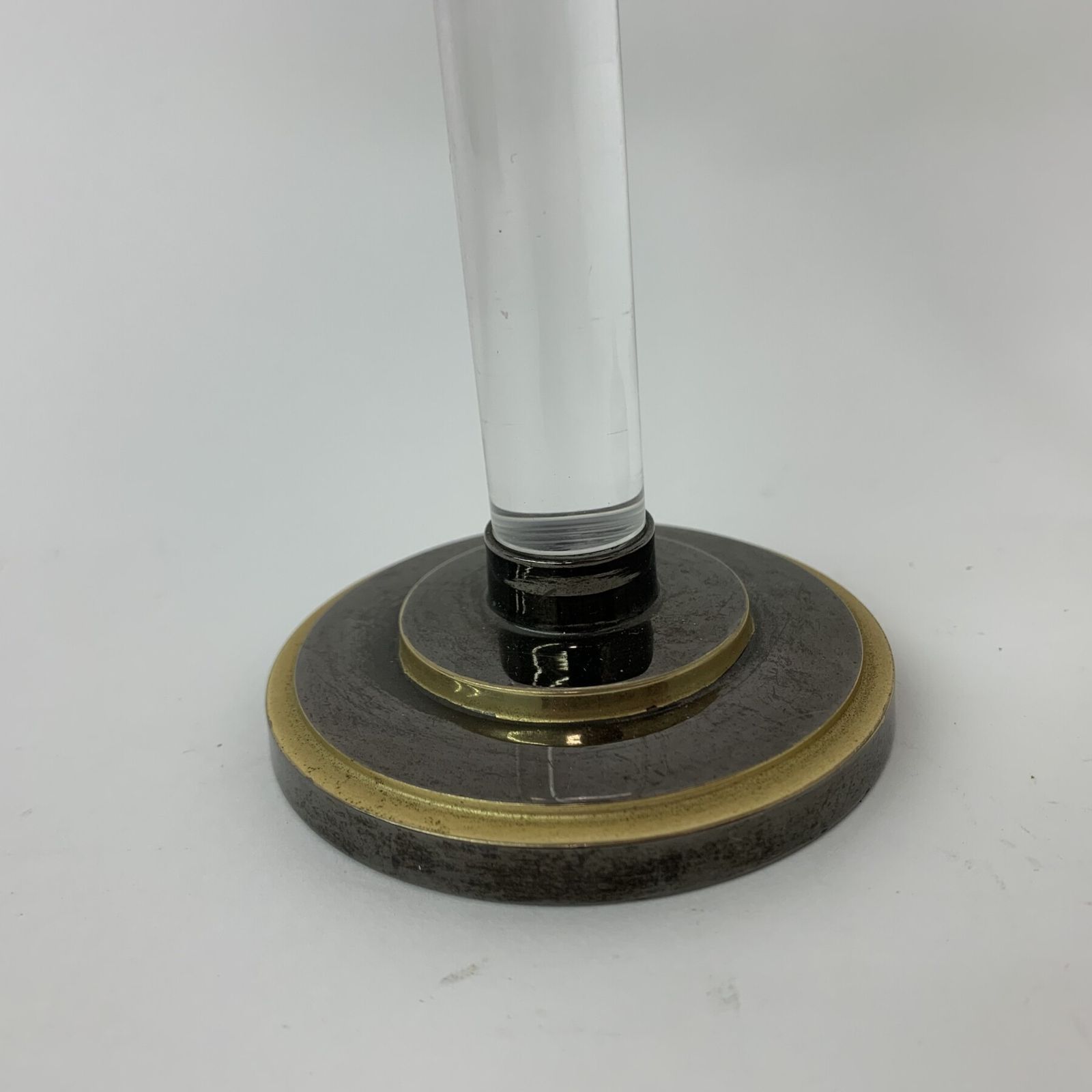 Set Of 2 Caravell Lucite Candle Sticks , 1970’s photo buy