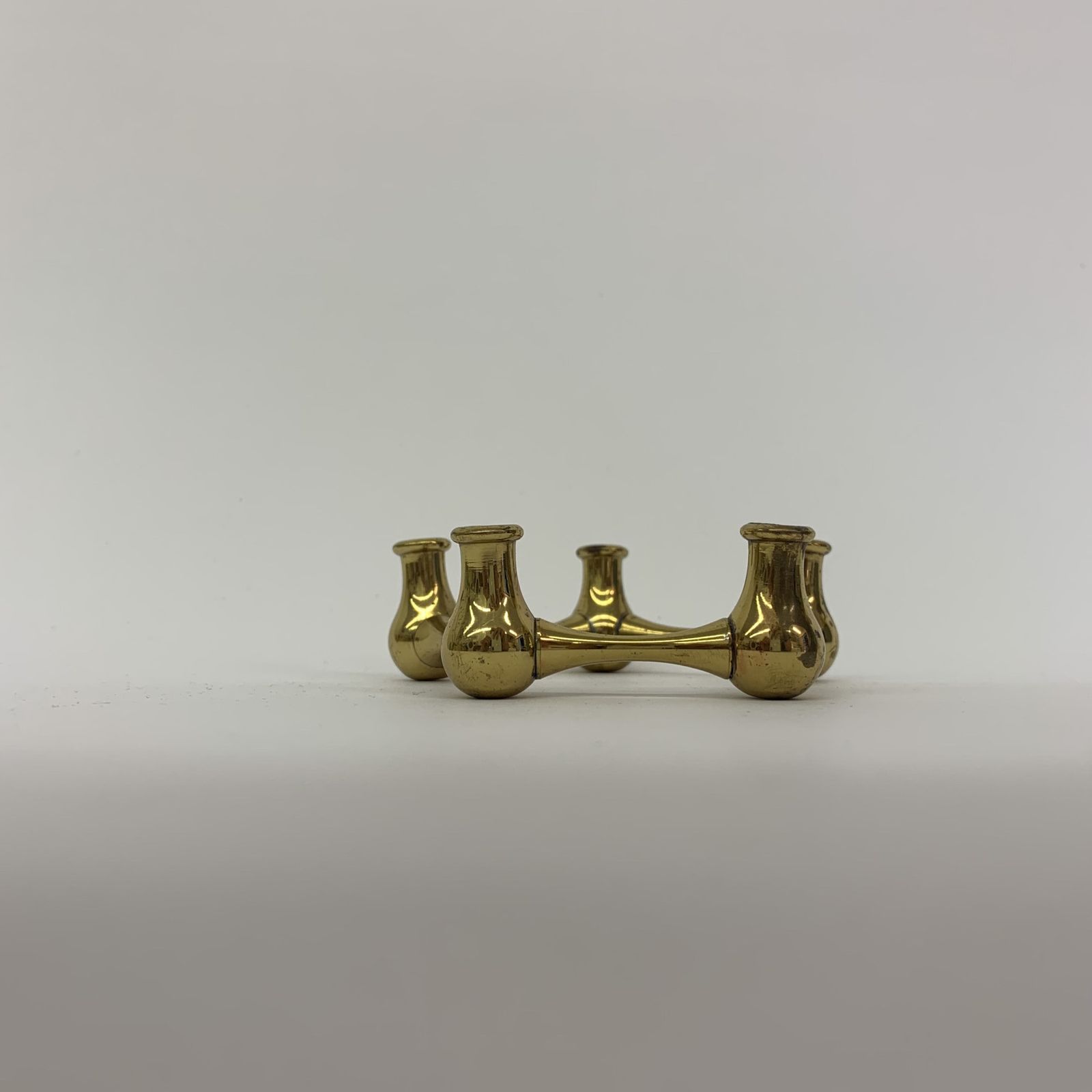 Slim Tapered Brass Candlesticks By Jens Quistgaard, Denmark, 1950s photo 231.88
