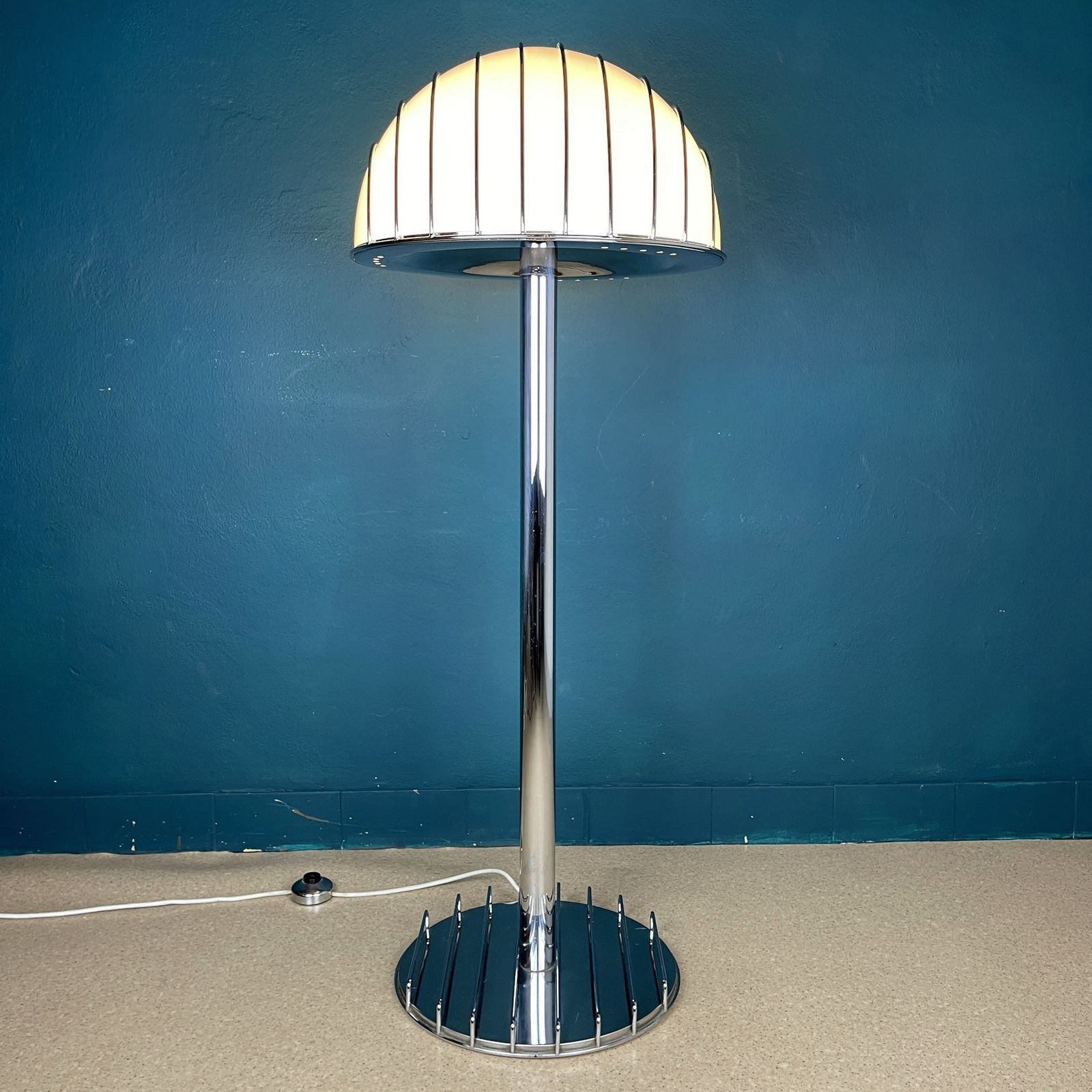 Mid Century Modern Floor Lamp By Adalberto Dal Lago For Esperia Italy 1960s photo furniture