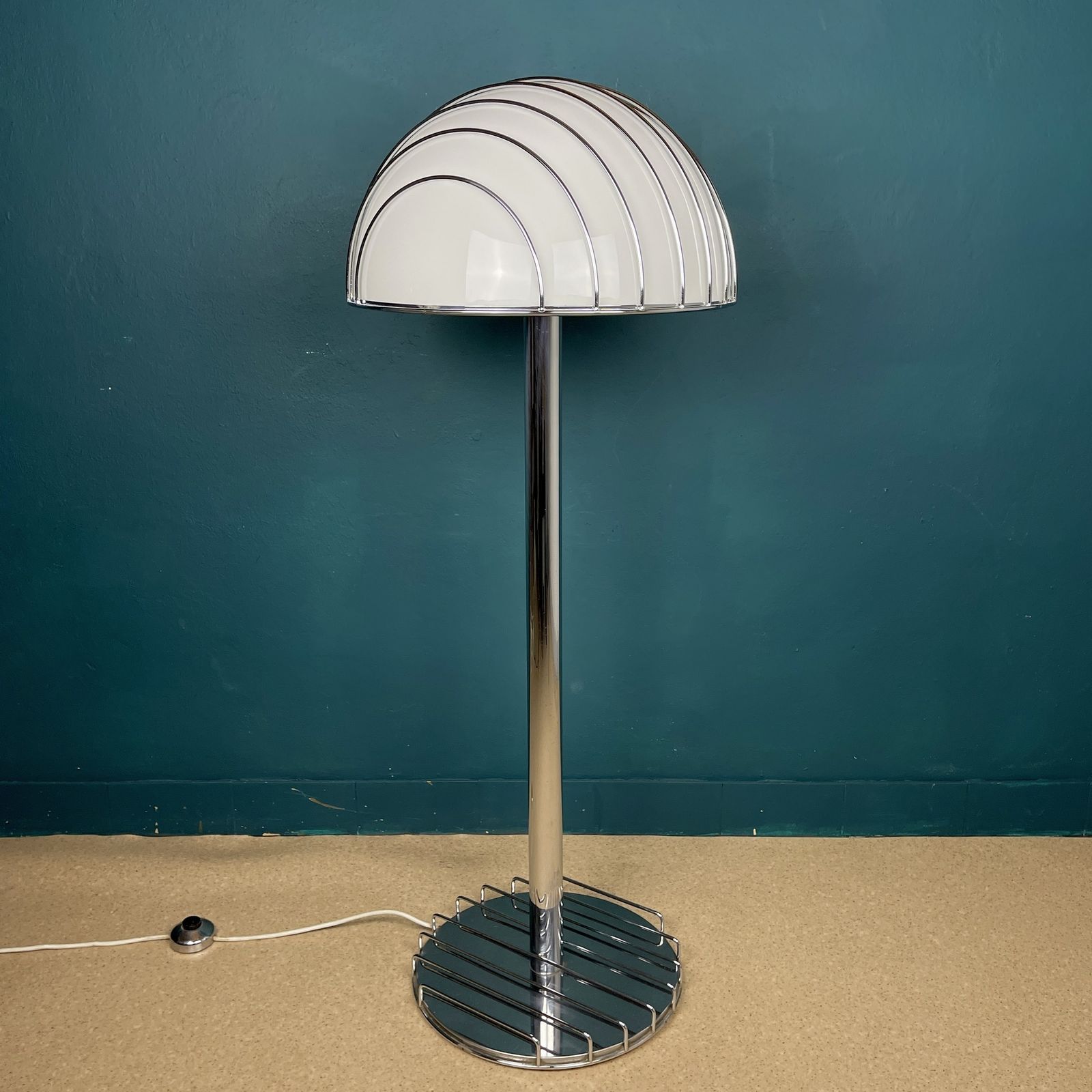 Mid Century Modern Floor Lamp By Adalberto Dal Lago For Esperia Italy 1960s
