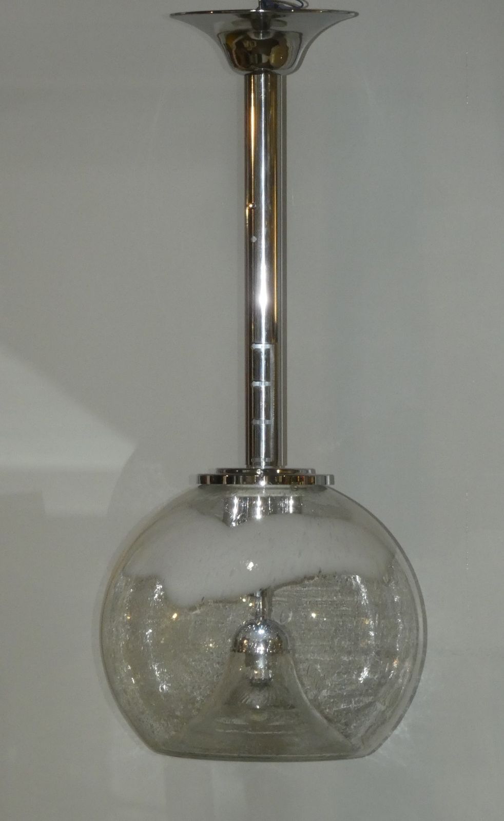 Telescopic Suspension With Rigid Rod By Gaetano Sciolari For Mazzega, 1970s photo furniture