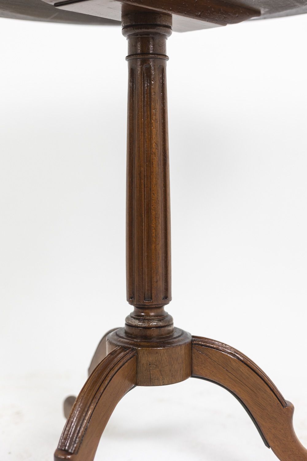 Pedestal Table Of Directoire Style In Mahogany And Marble, Circa 1900 photo 1800.0