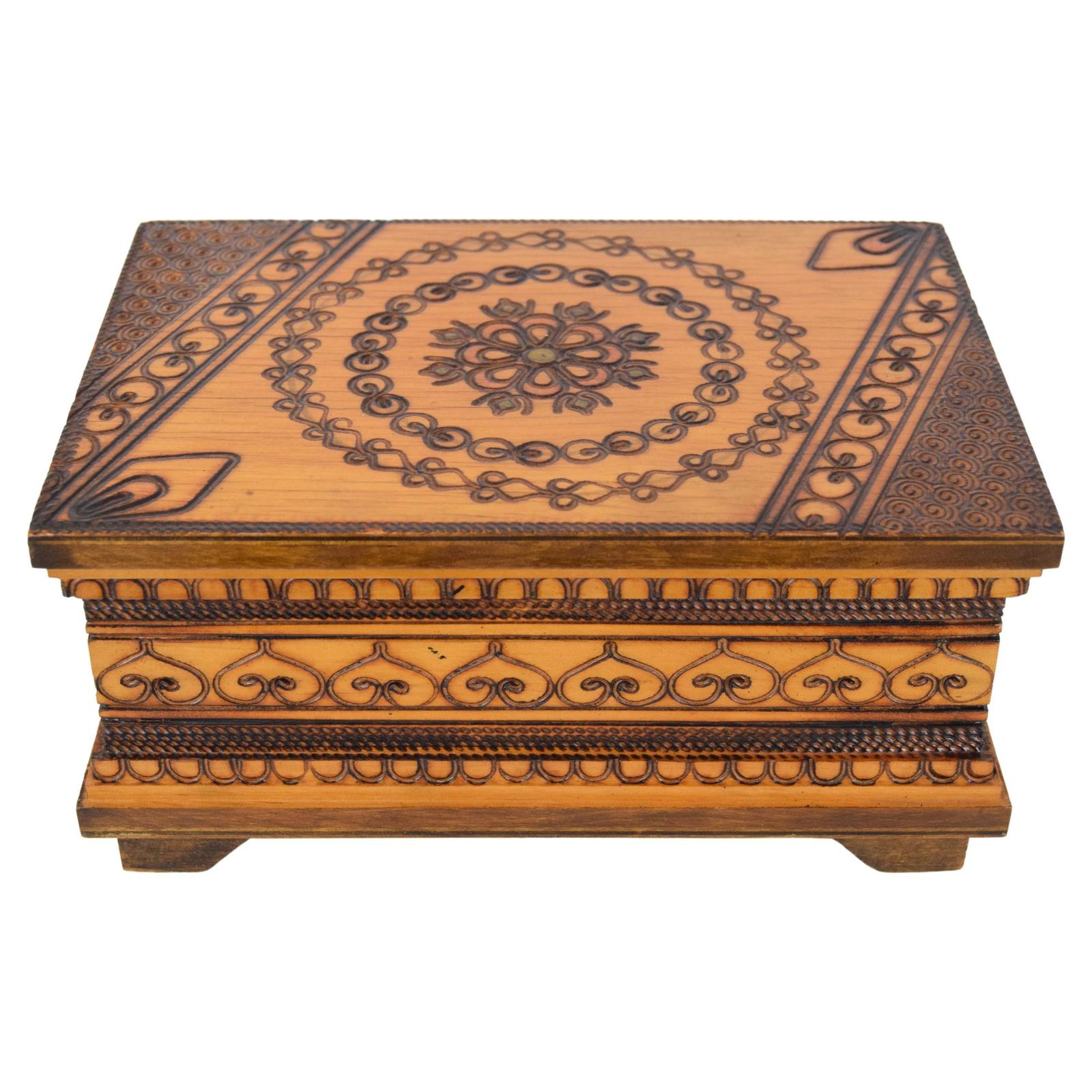 Vintage Wooden Box,Circa 1960's.