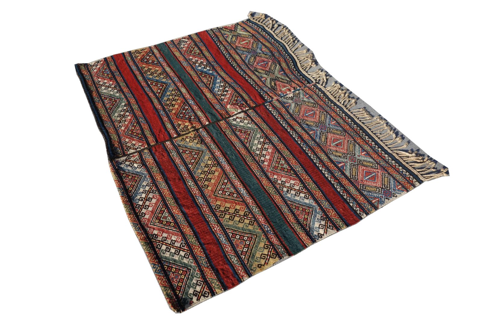 Great Britain With Deliveries Duties Paid | Antique Caucasian Kilim Rug Carpet |  146 Cm X 110 Cm | 4'79'' X 3'28'' photo 5884.0