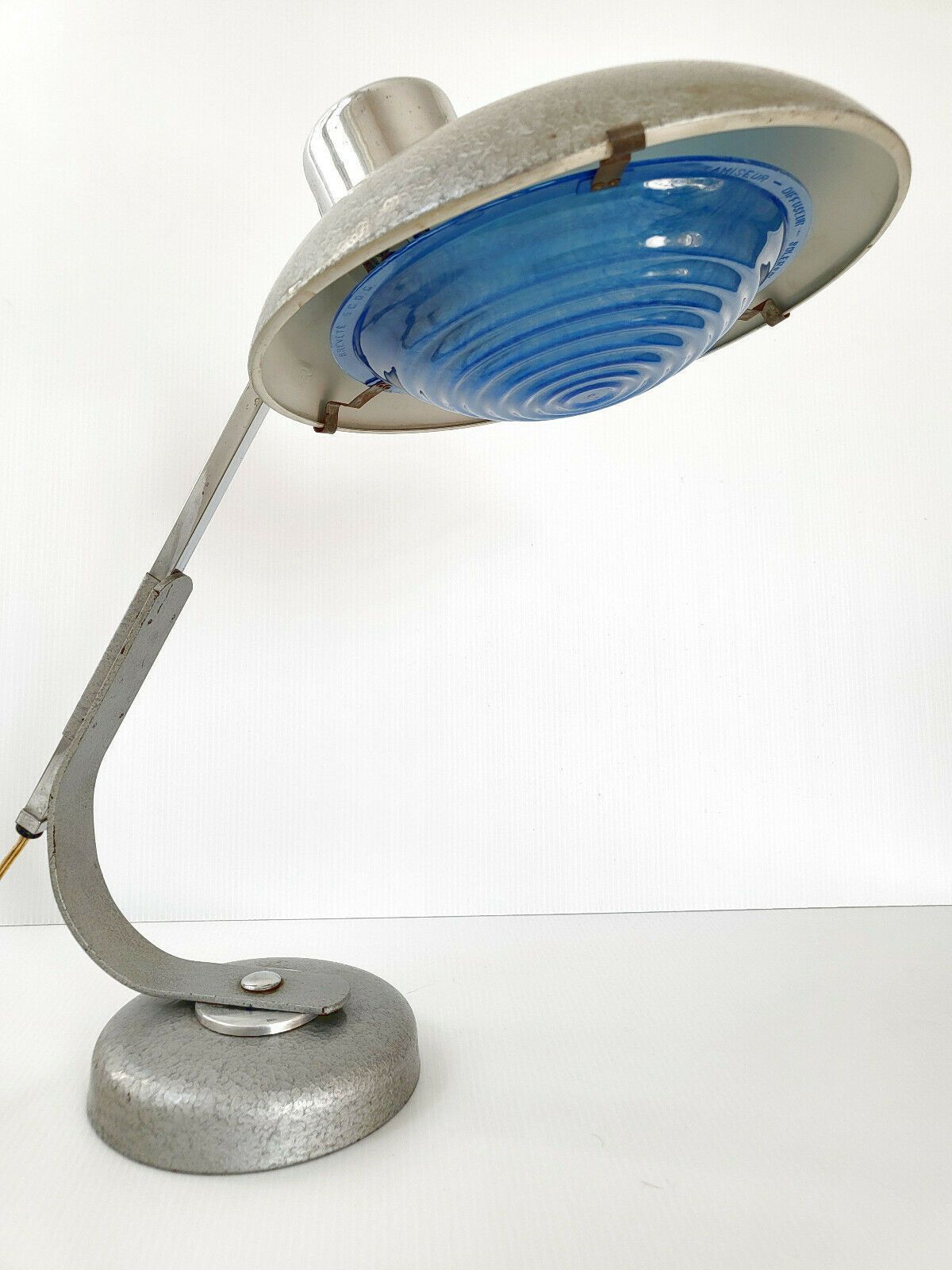 Authentic Industrial Telescopic Workshop Lamp Solr Solere 1950 Vintage photo furniture