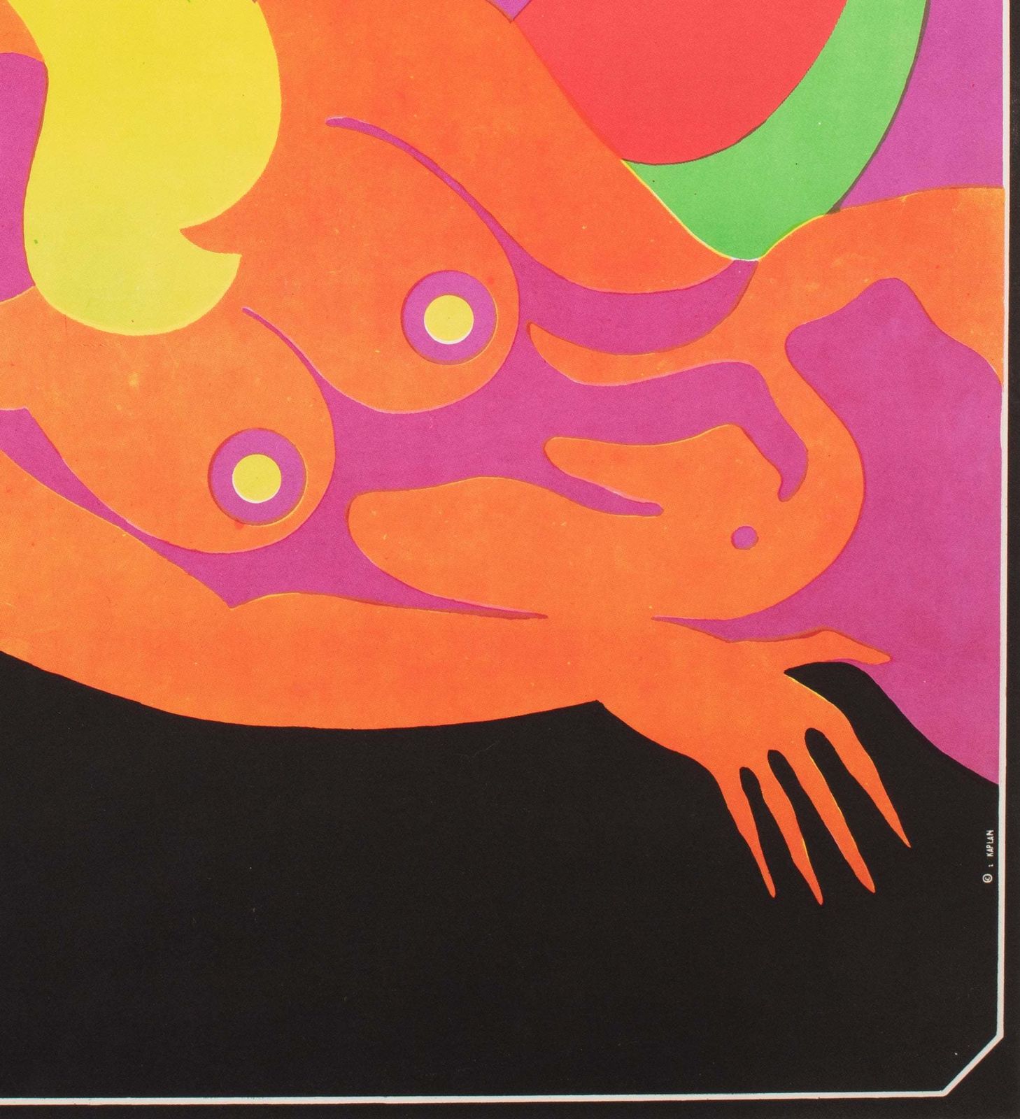 In The Heat Of The Night 1970 Czech A1 Film Poster, Kaplan photo vintage
