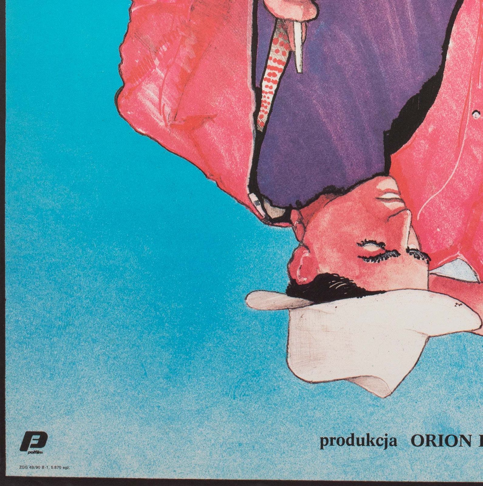 Dirty Rotten Scoundrels 1990 Polish B1 Film Poster, Kalkus photo vintage