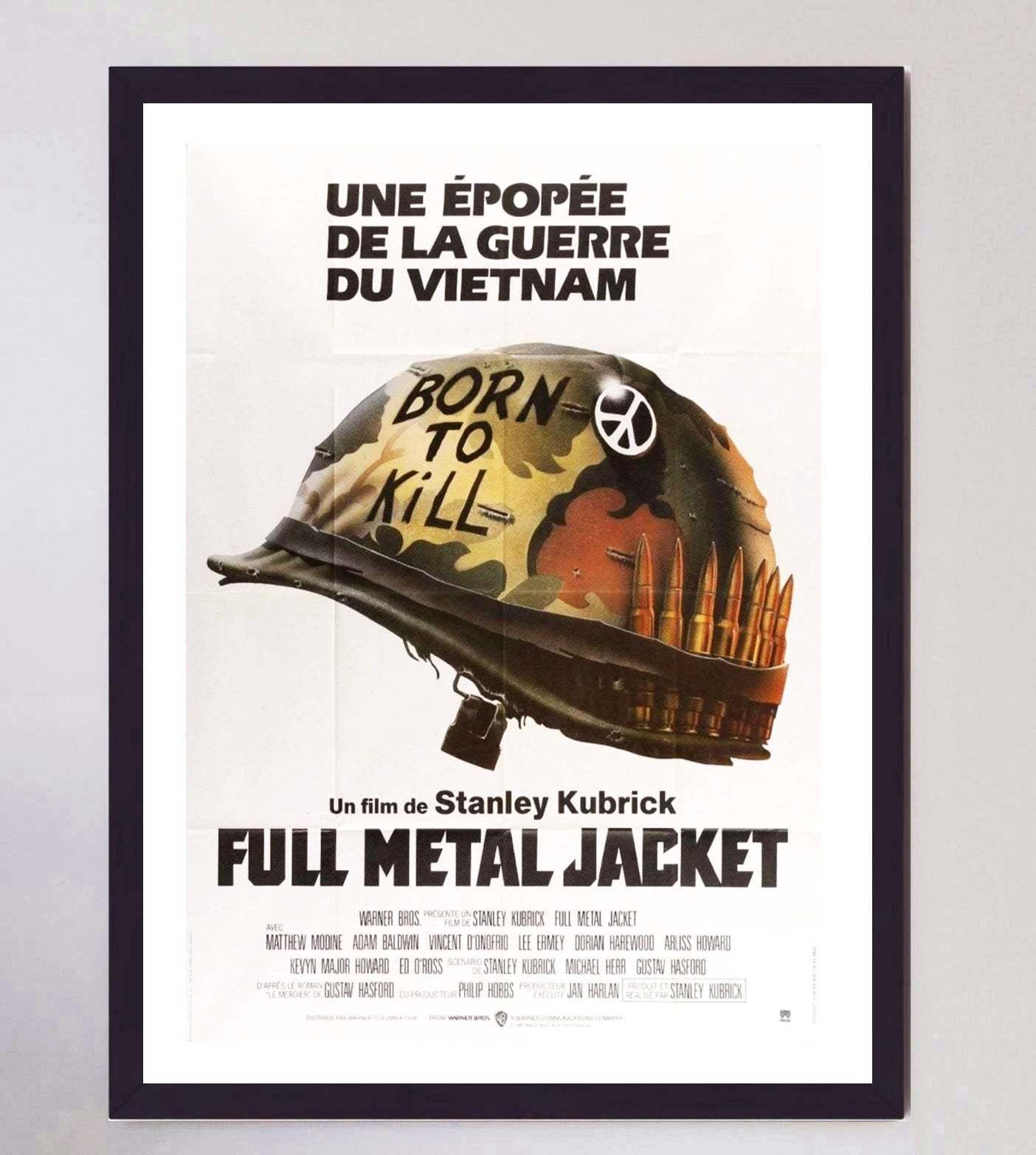 Full Metal Jacket (French) Original Vintage Poster photo furniture
