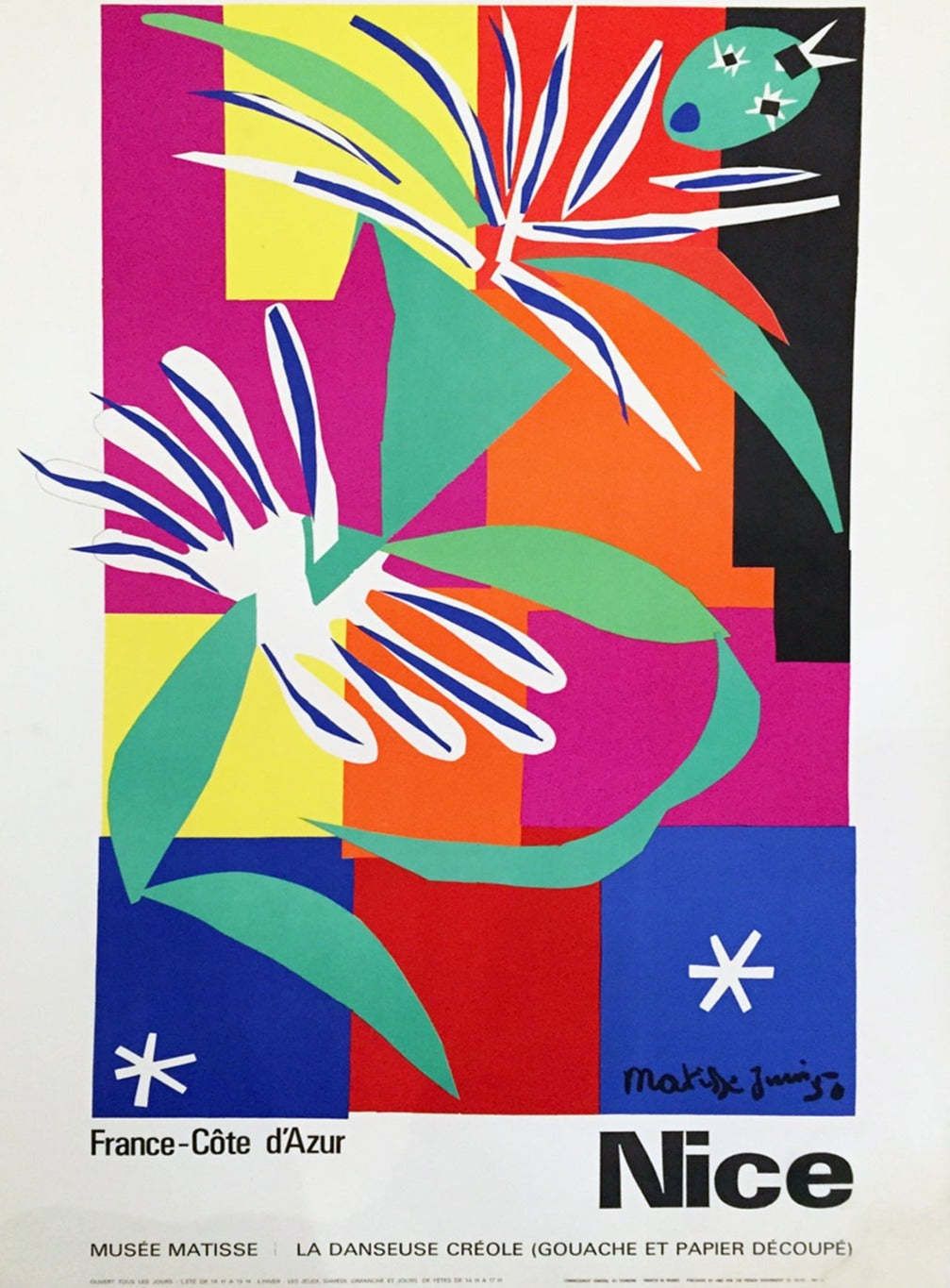 Henri Matisse   Nice The Creole Dancer, Original Vintage Poster