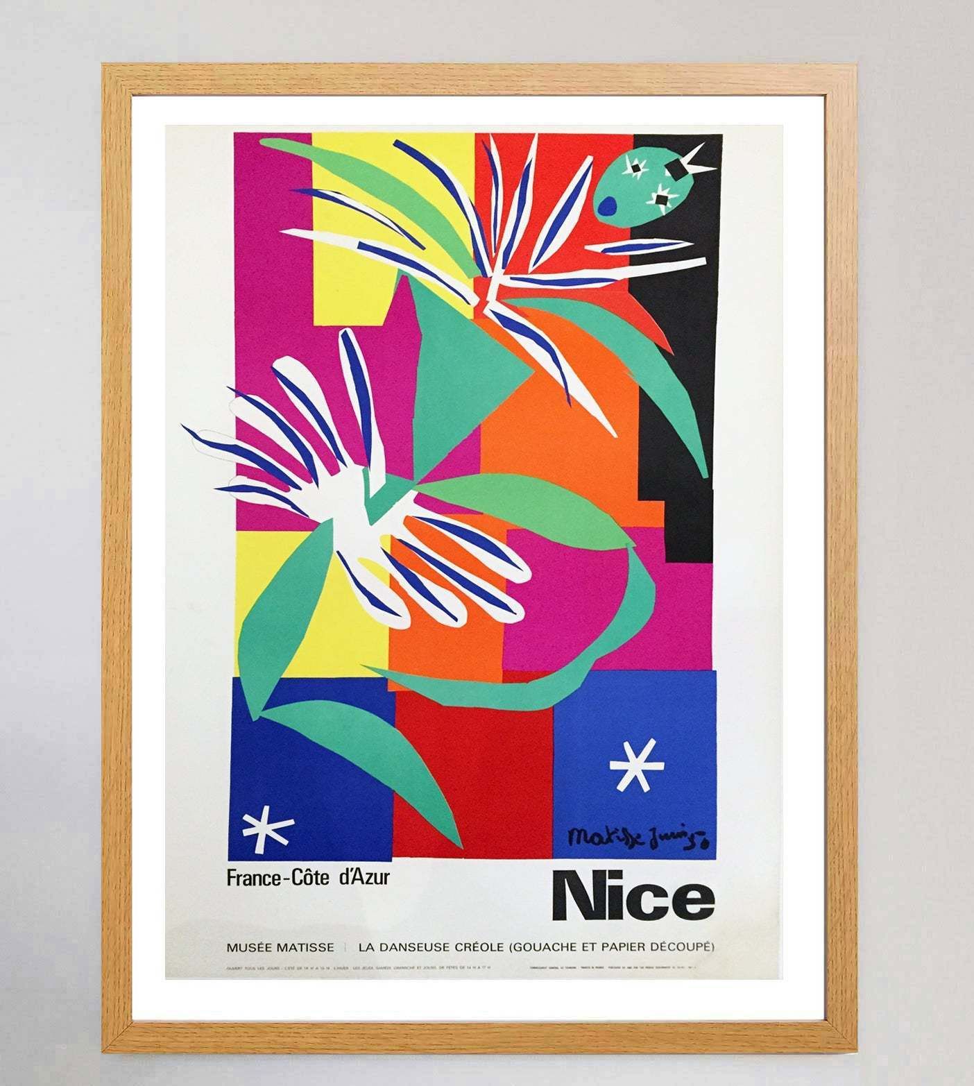 Henri Matisse   Nice The Creole Dancer, Original Vintage Poster photo Art