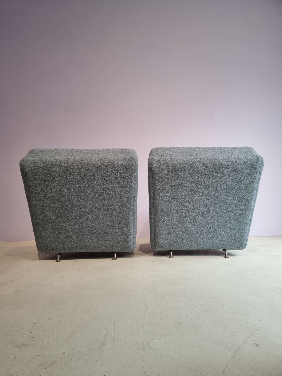4464.0 Pair Of Vintage Lounge Chairs Or Sofa Parts By Theo Ruth For Artifort 1950 photo