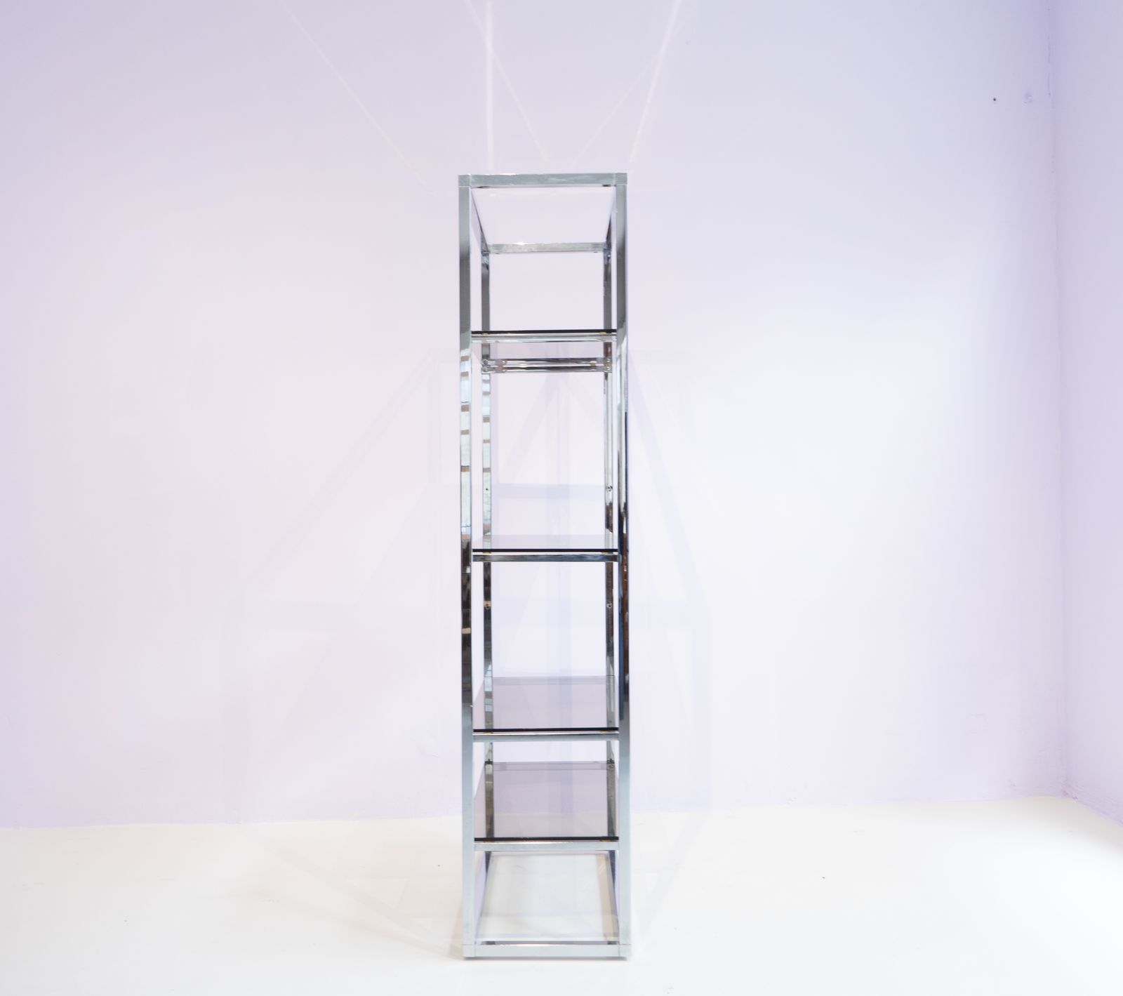 Chique étagère Van Chroom En Rookglas photo furniture