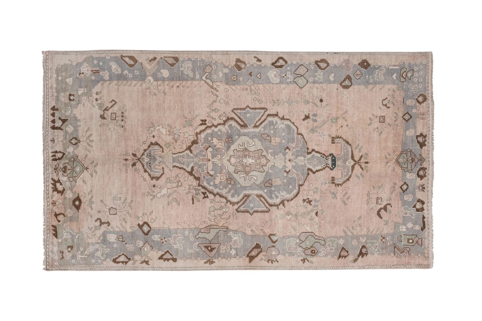 Vintage Floral Turkish Karapinar Rug 5'1" X 8'4" photo 726.0