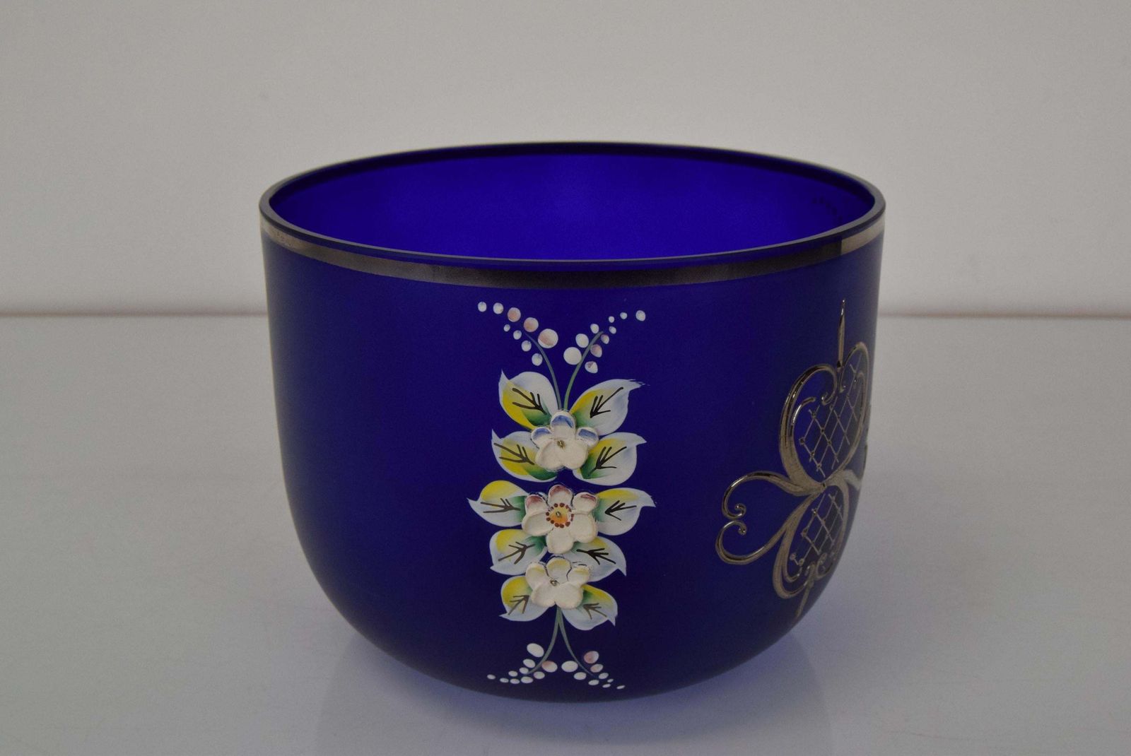 Mid Century Glass Bowl By Novoborske Sklo,1960's. photo buy