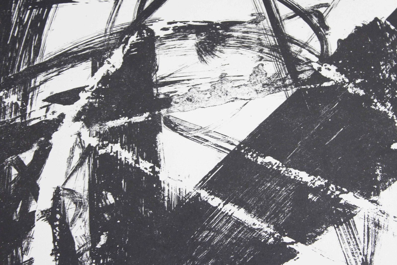 Lithograph By Swiss Artist Bernd Völkle 1963 photo buy
