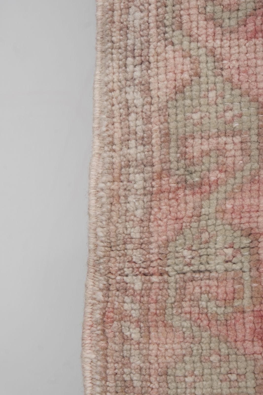 Vintage Pink Turkish Karapinar Rug With Venetian Renaissance Style 5'7" X 8' photo for sale