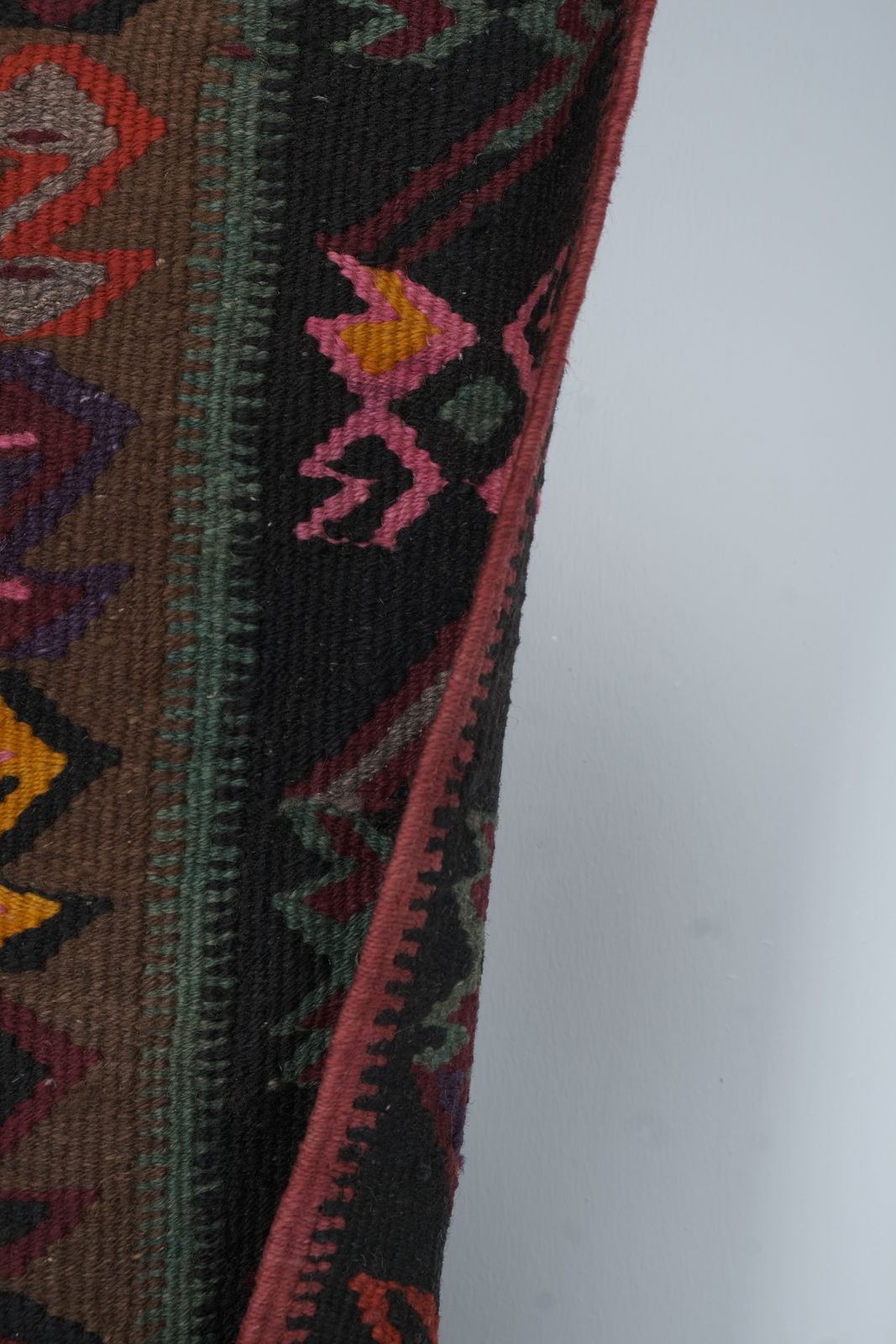 Kilim turc tissé main, grand chemin de table, années 1960 - 6'3" × 18'8" photo vinterior