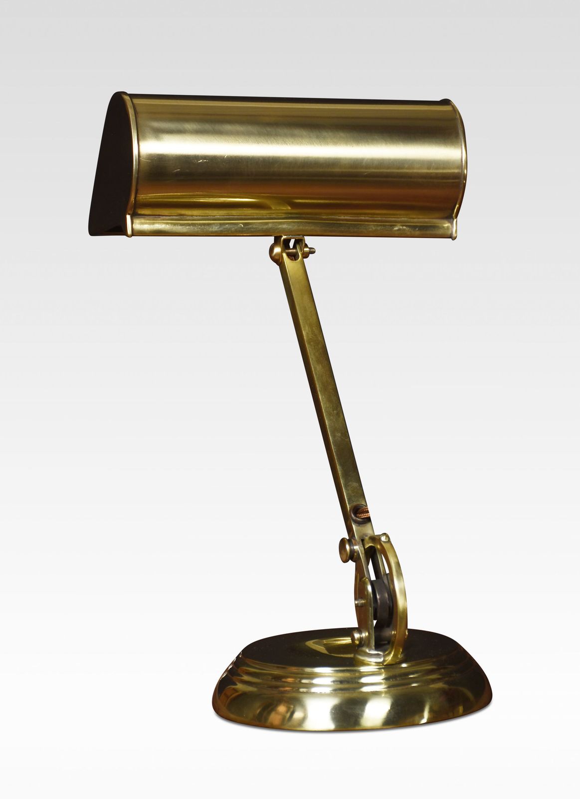 Bankers Brass Desk Lamp photo furniture