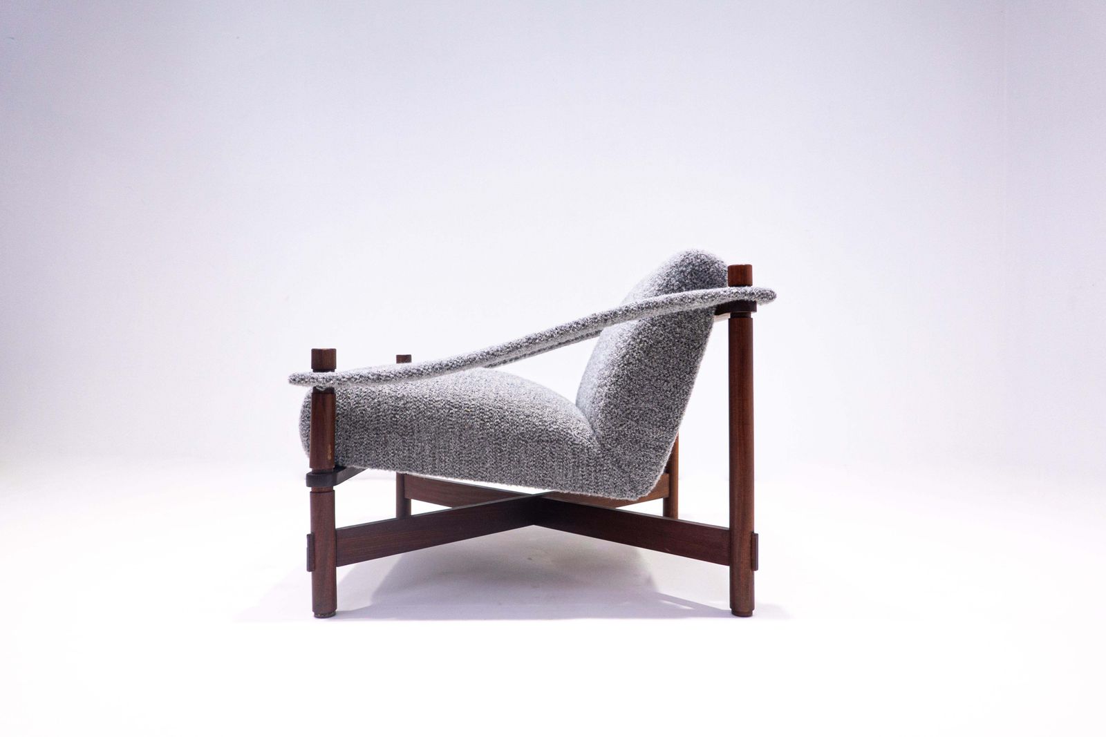 Furniture Pair Of Mid Century Armchairs By Raffaella Crespi, Italy, 1960s   New Upholstery photo
