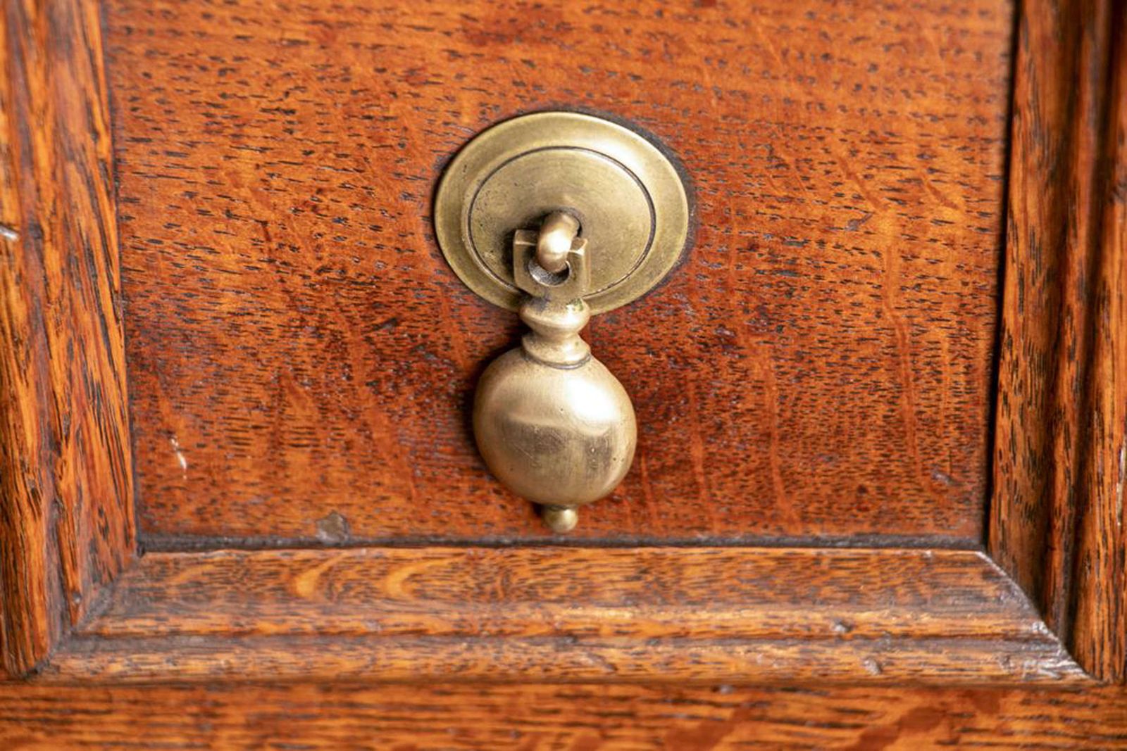Antique English William And Mary Period Oak Chest C.1690 photo for sale