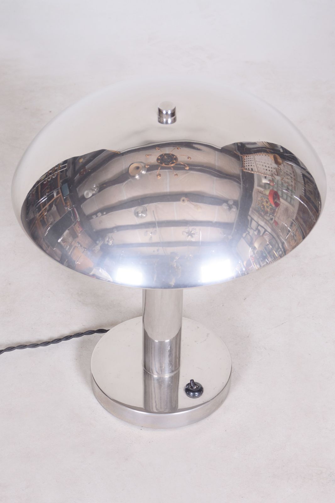 Pair Of Bauhaus Table Lamps Made In 1930s Czechia. Fully Restored photo 1030.0