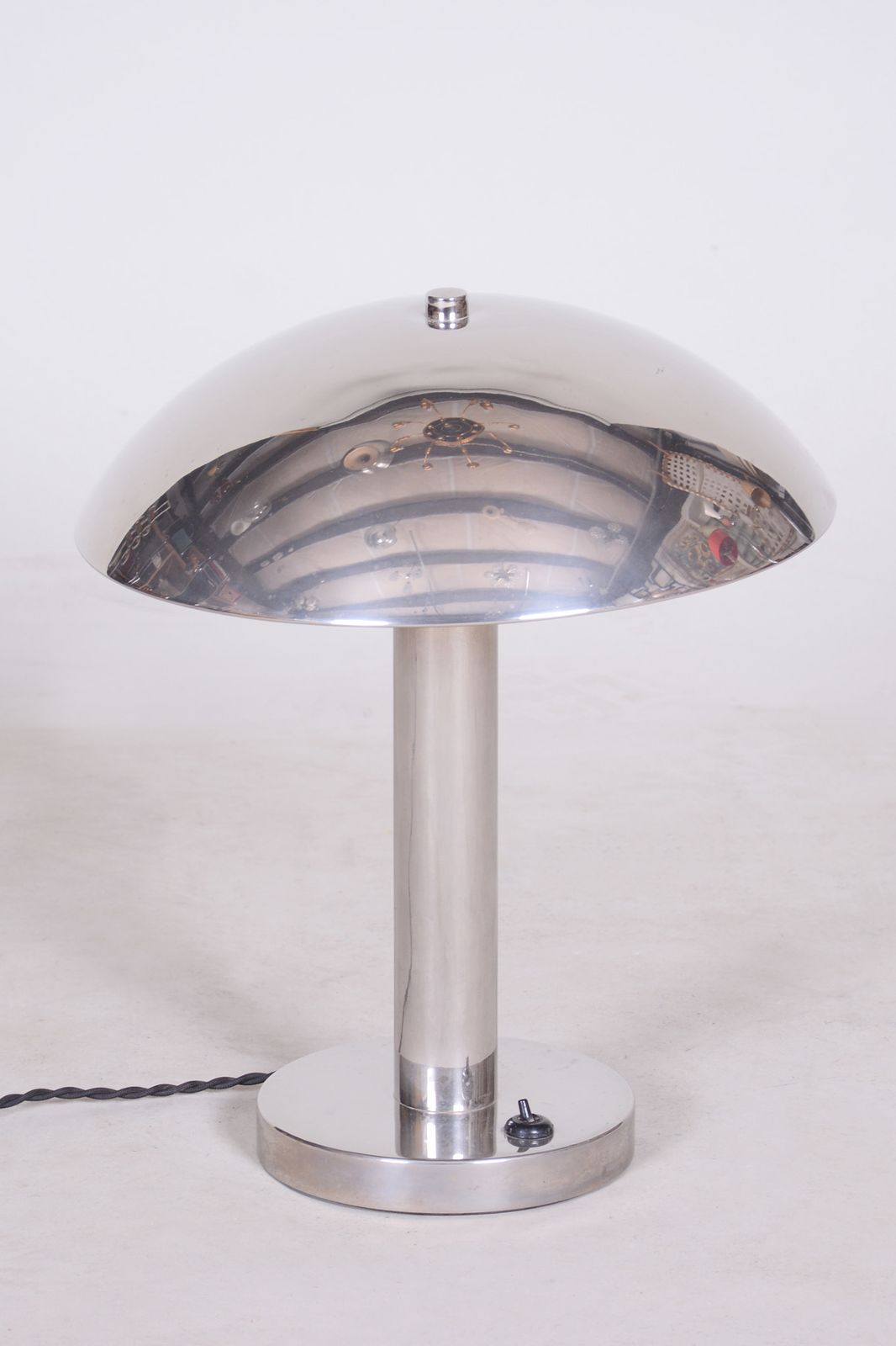 Pair Of Bauhaus Table Lamps Made In 1930s Czechia. Fully Restored photo vintage