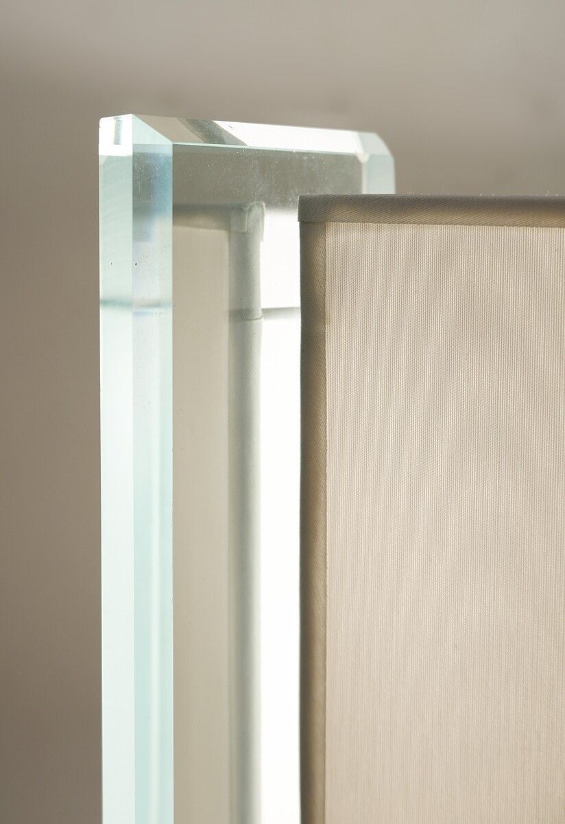 Mid Century Brass And Glass Table Lamp By Nathalie Grenon For Fontana Arte photo vinterior