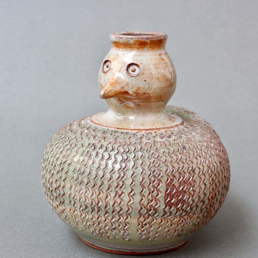 photo for sale Ceramic Stylised Bird Vase By Dominique Pouchain (Circa 1980s)