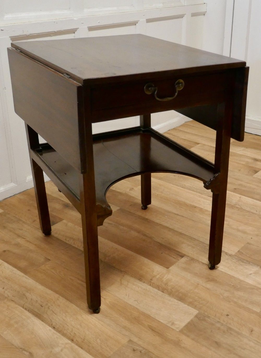 Regency Mahogany Bonheur De Jour Or Ladies Writing Desk photo vintage