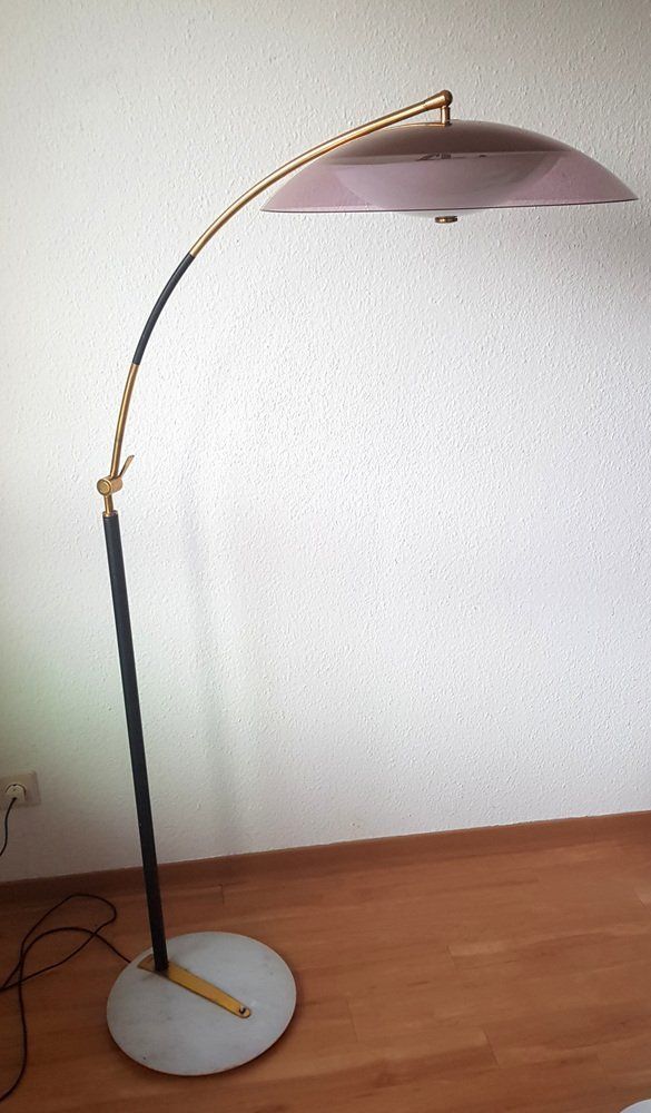 Floor Lamp With Acrylic Glass Shade From Stilux Milano 1960s photo 2654.08