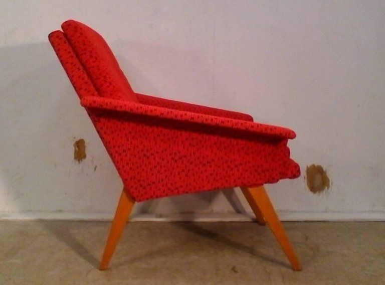 Miroslav Navratil Upholstery Armchair Czech Republic, 1958 photo 865.0