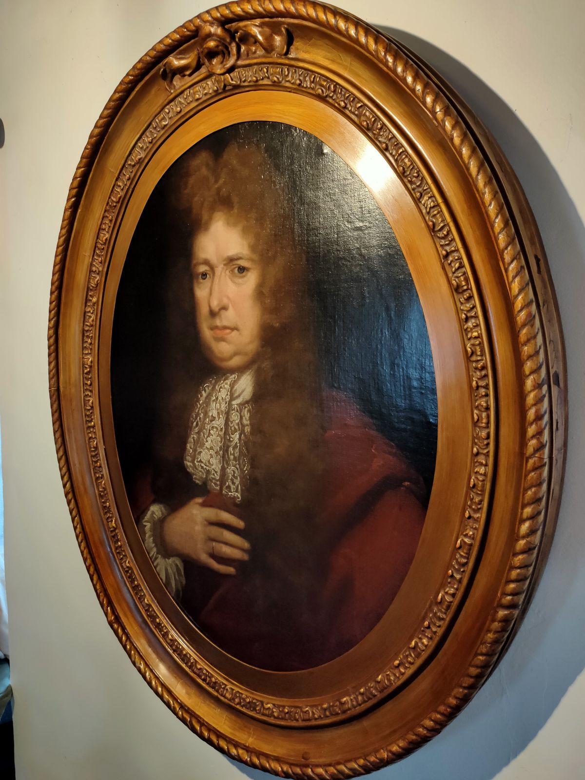 Oil Painting   17th Century Portrait Of John Tyrell Of River Hall Essex photo furniture