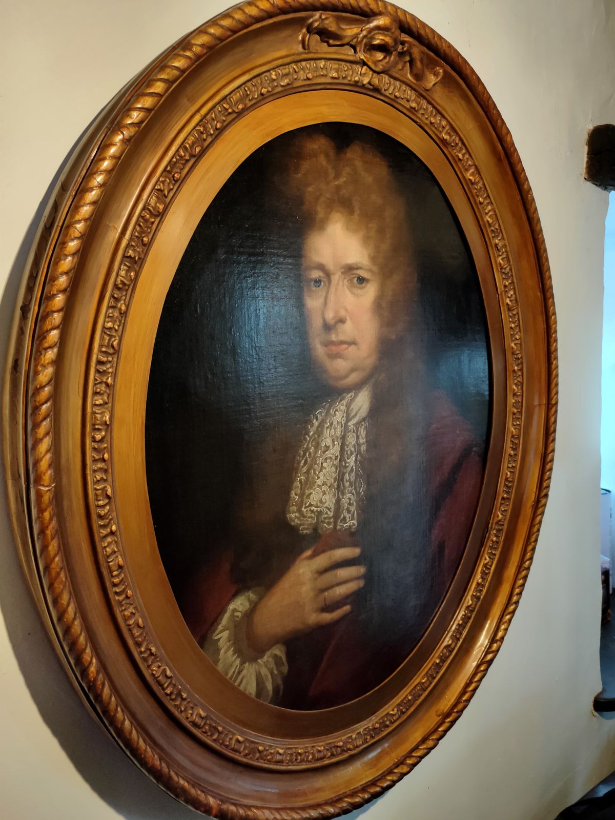 Oil Painting   17th Century Portrait Of John Tyrell Of River Hall Essex photo Art