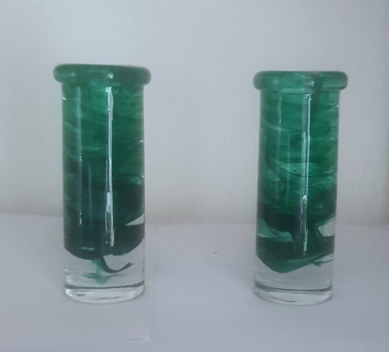 Glass Candleholders By Anna Ehrner From Kosta Boda  Set Of 2 photo Home Decor