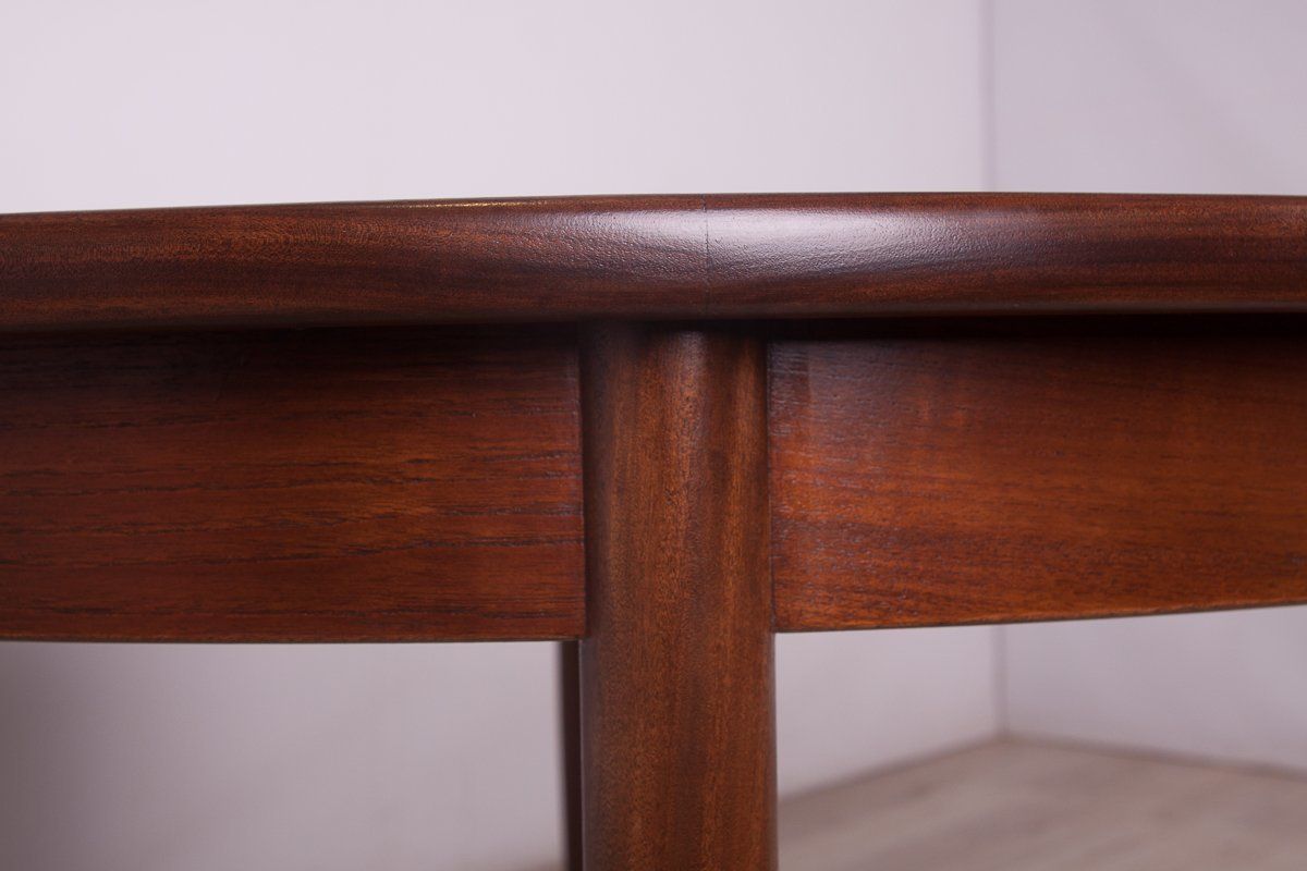 Mid Century Teak Round Fresco Dining Table From G Plan, 1960s photo vinterior